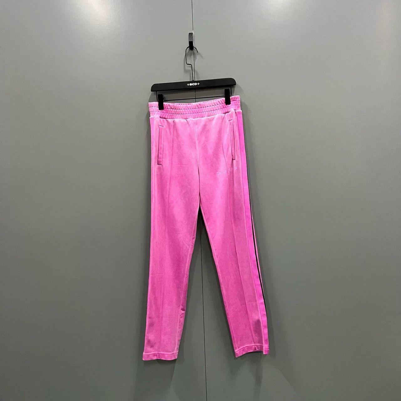 Palm Angels pink logo tracksuit pants by Palm Angels Size 28" / US 6 / IT 42 - 1 Thumbnail