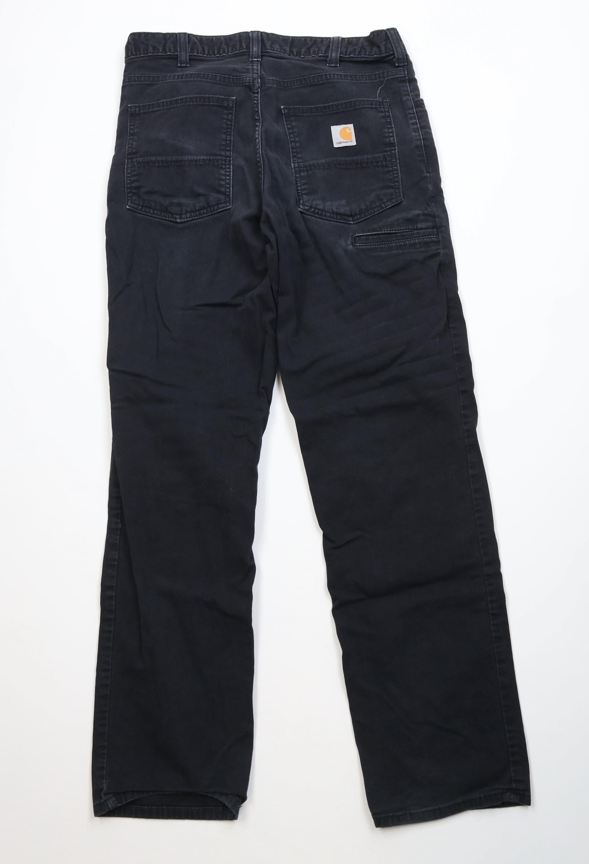 Carhartt Vintage Y2K Carhartt Relaxed Fit Stretch Canvas Pants Black Size US 33 - 11 Thumbnail