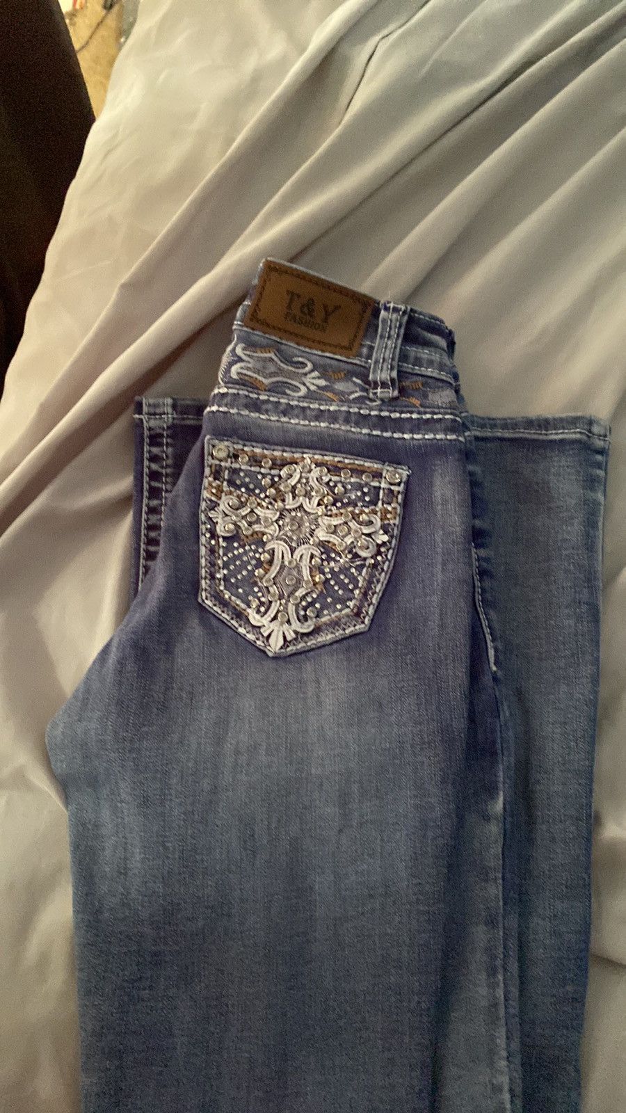 Other Bedazzled jeans Size 24" / US 00 / IT 34 - 1 Thumbnail