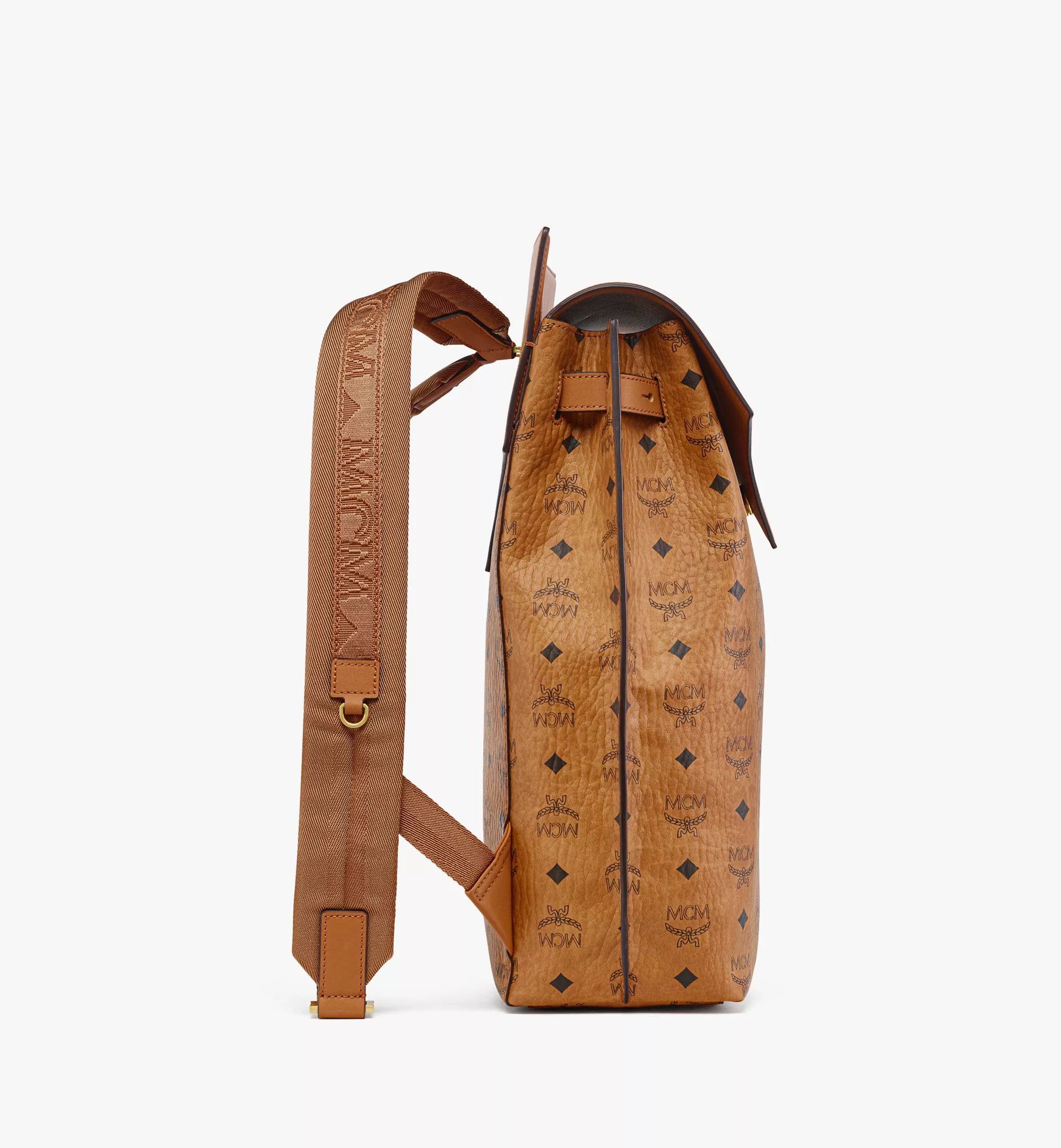 MCM o1mt1gz0426 Size: OS / Diamond Backpack in Brown Size ONE SIZE - 3 Thumbnail