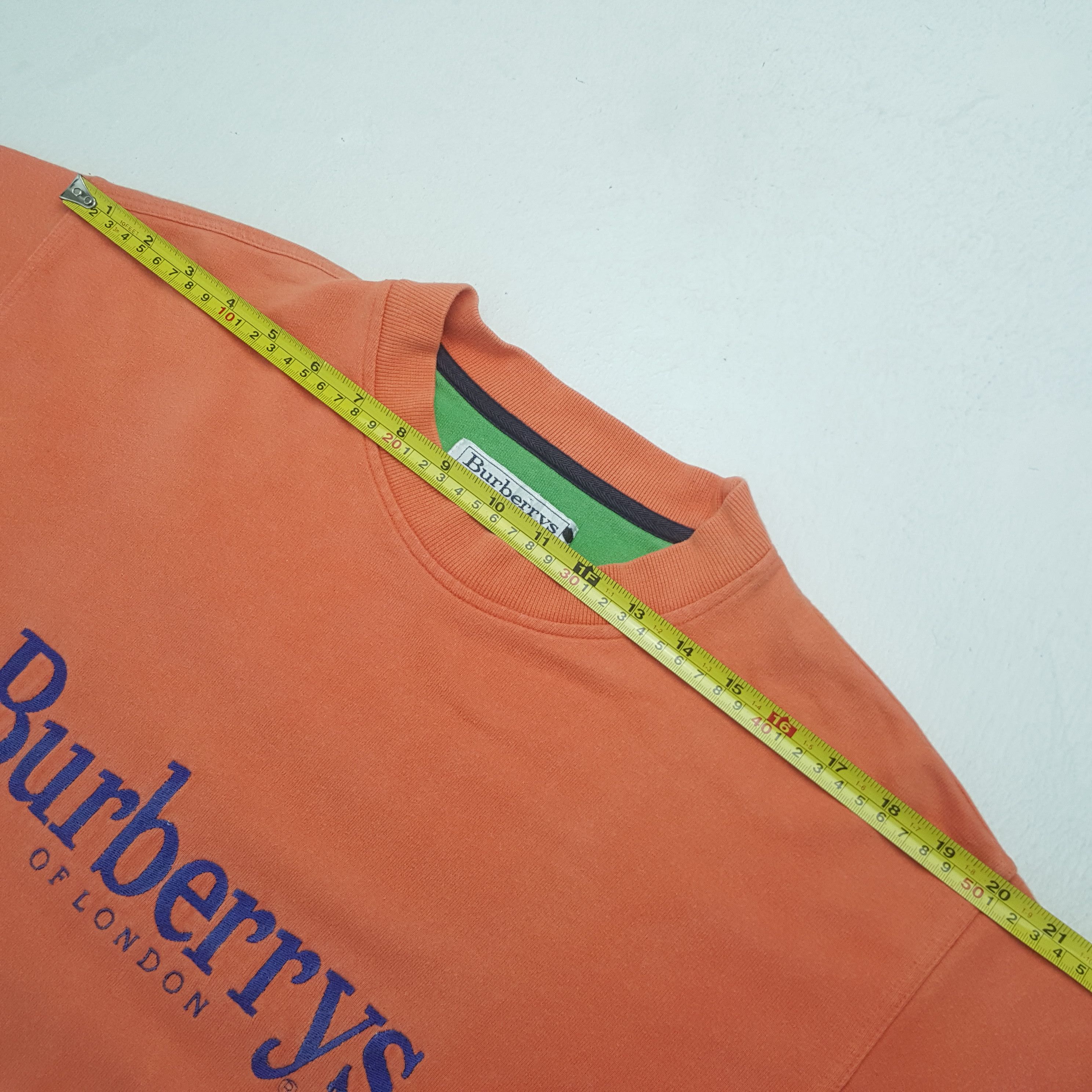Burberry Vintage Burberrys Of London Spellout Sweatshirt RR12 Size US M / EU 48-50 / 2 - 6 Thumbnail