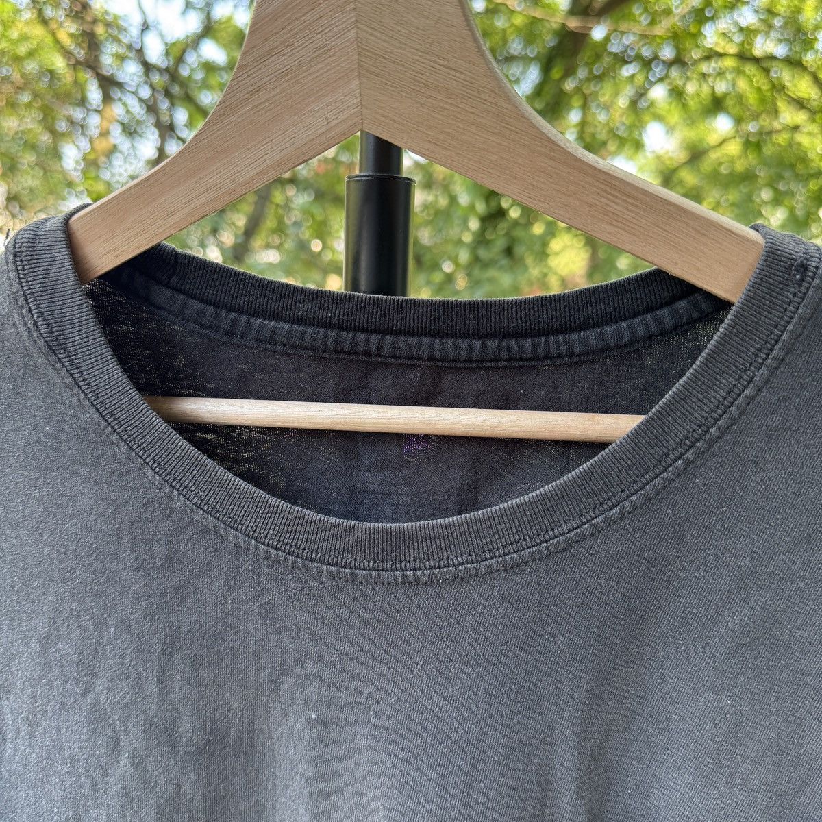 Vintage Thrashed Faded Distressed Black Shirt ERD Grunge Chrome Size US XXL / EU 58 / 5 - 4 Thumbnail