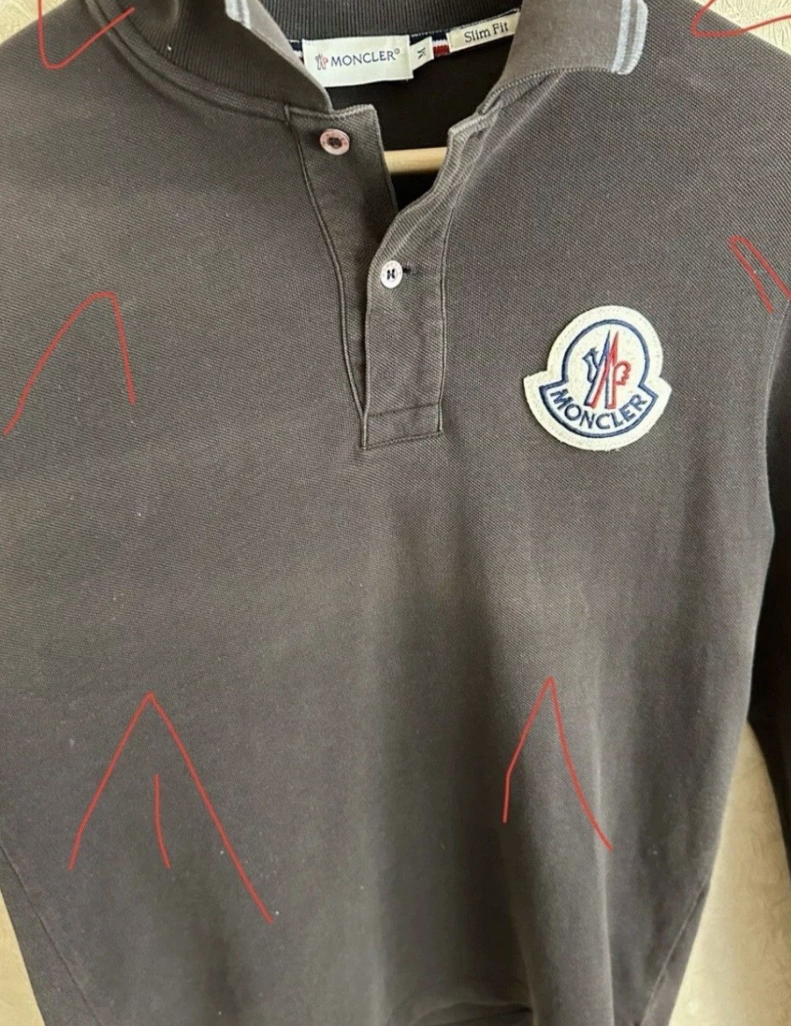 Moncler Moncler polo size M vintage Size US M / EU 48-50 / 2 - 17 Thumbnail
