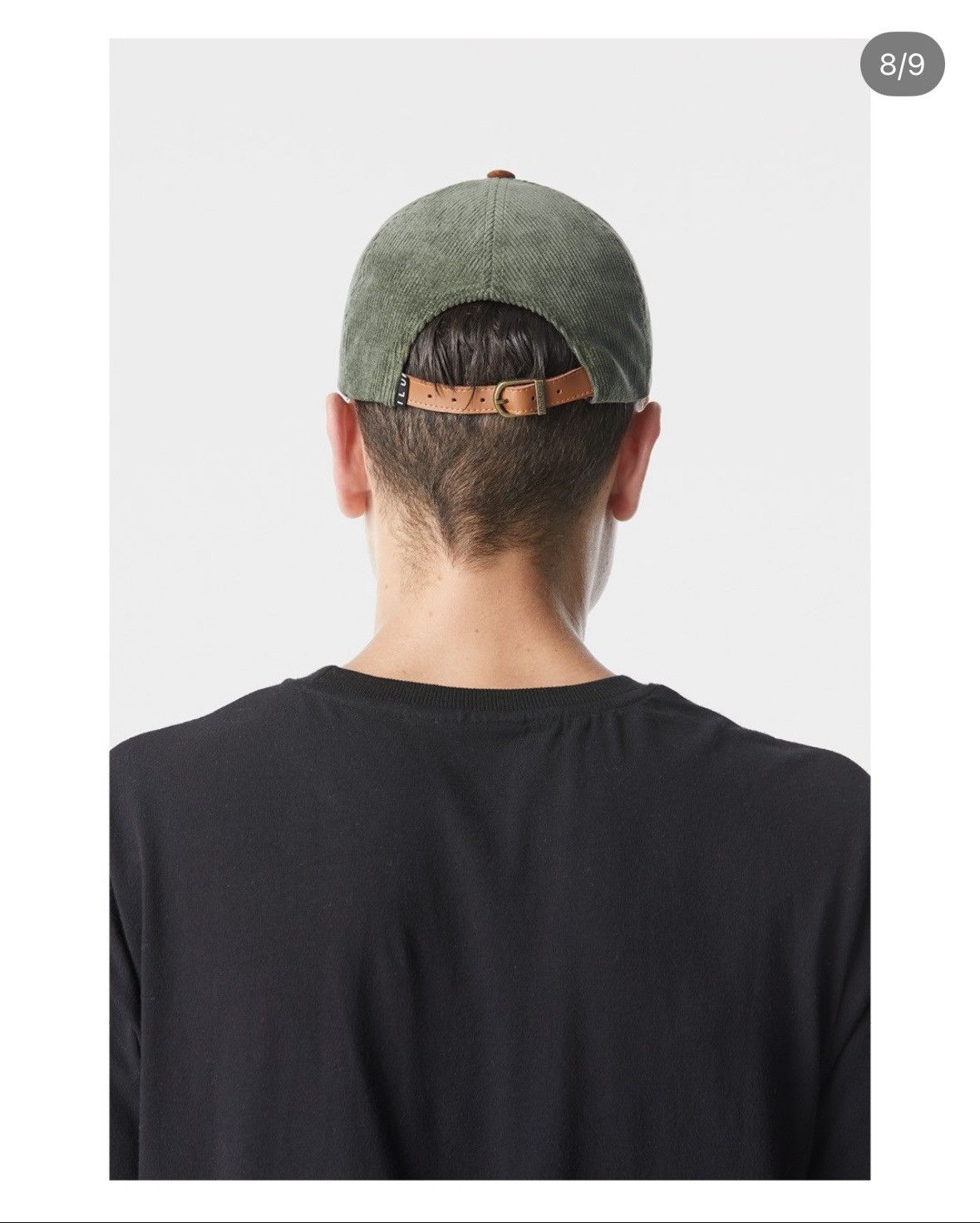 I Love Ugly U Porter Cap Moss Green Suede Size ONE SIZE - 5 Thumbnail