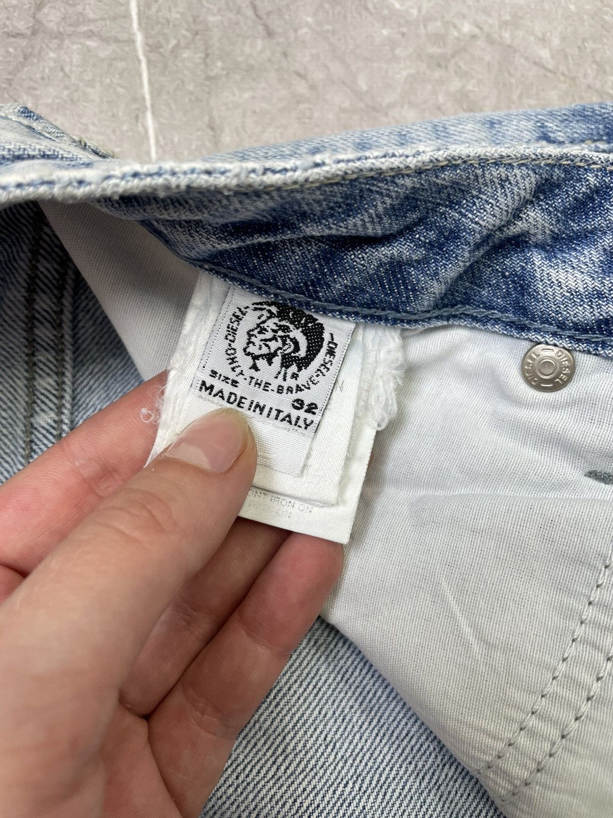 Diesel Diesel flared distressed jeans pants y2k style hype Size US 32 / EU 48 - 8 Thumbnail