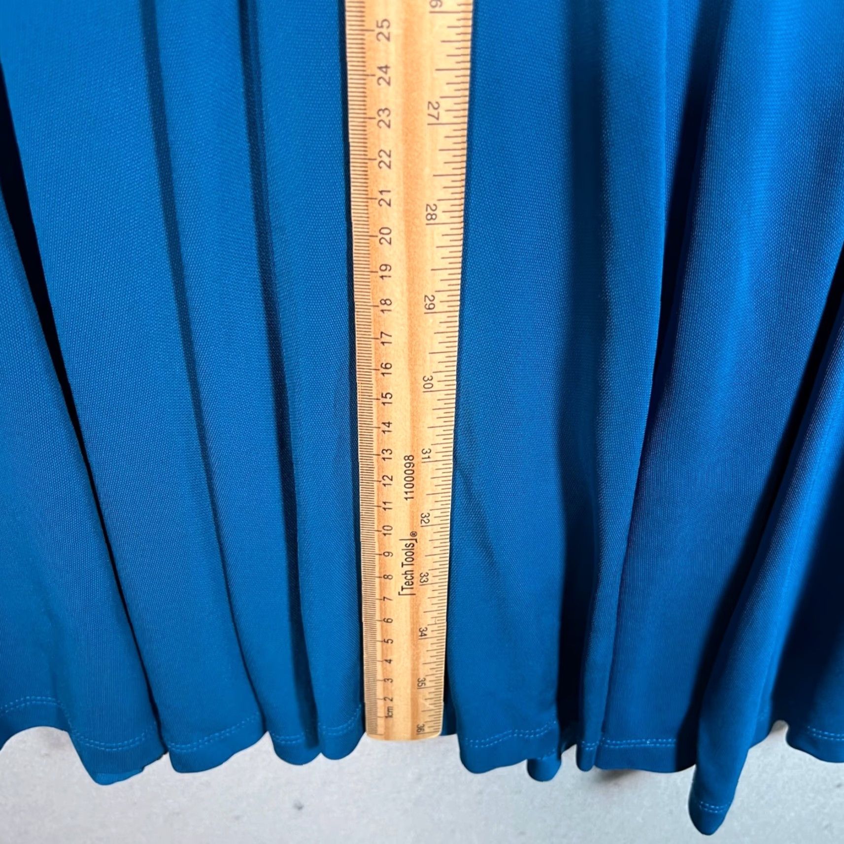 Marchesa VINTAGE Marchesa Voyage Blue Long Sleeve Maxi Dress Womens Size 4 Midi Rayon Silk V-Neck 8/10 Size S / US 4 / IT 40 - 6 Thumbnail