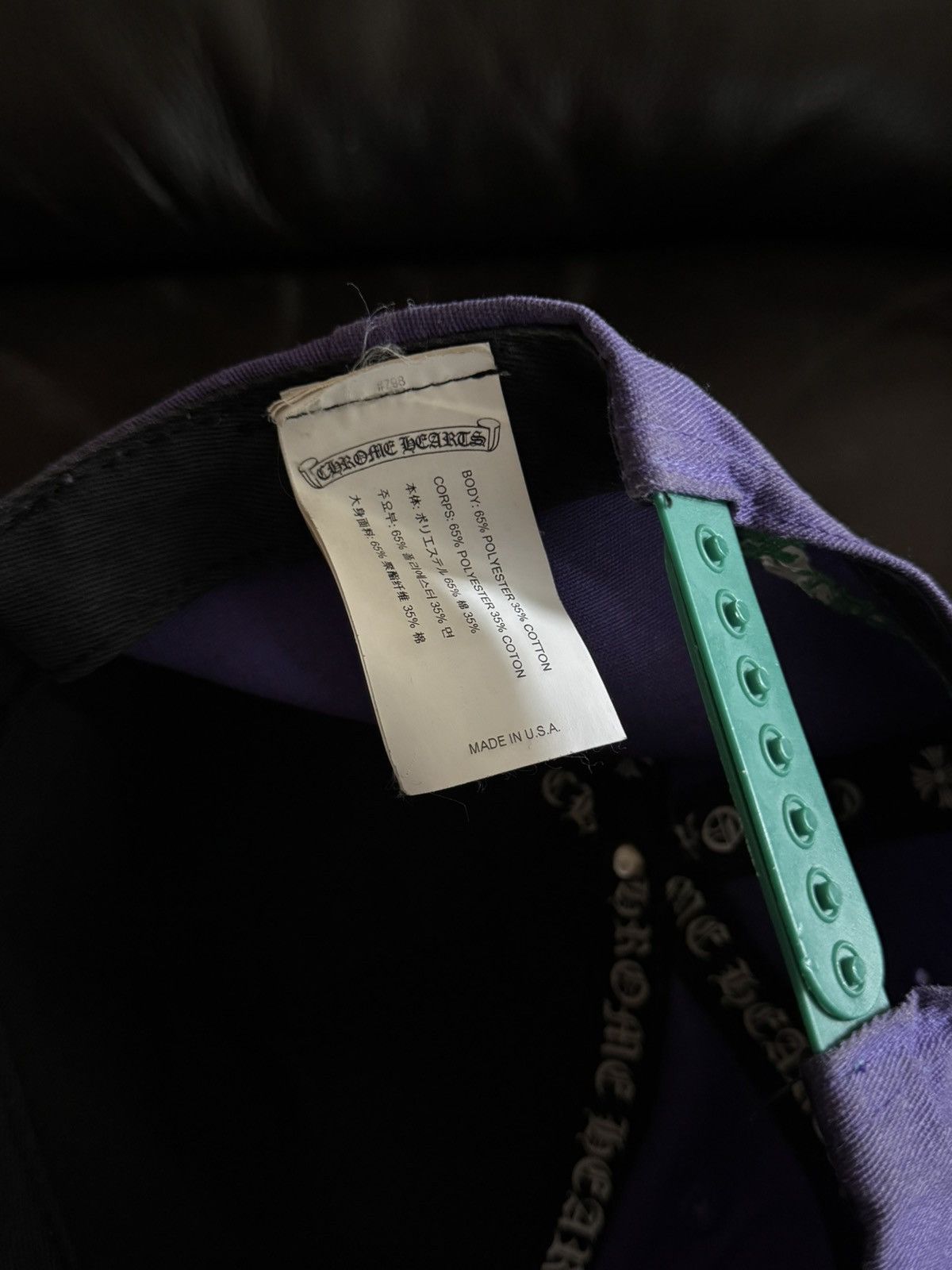 Chrome Hearts Chrome Hearts Baseball Hat Size ONE SIZE - 7 Thumbnail