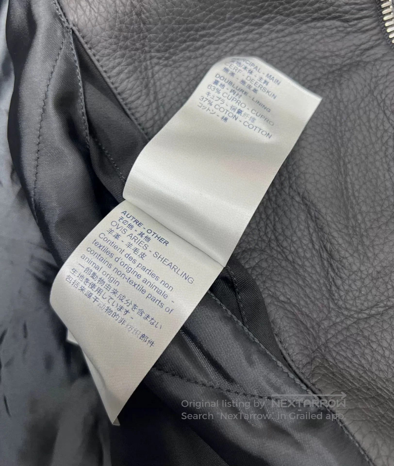 Louis Vuitton LV Deerskin Pilot Jacket Autumn Winter. Size US L / EU 52-54 / 3 - 8 Thumbnail