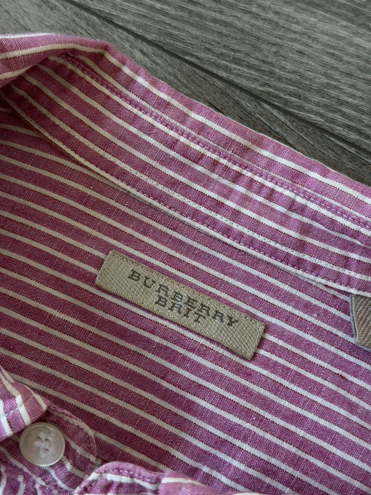 Burberry ‼️Archival Burberry OldMoney Premium Luxury Cell Logo Shirt‼️ Size US XL / EU 56 / 4 - 14 Thumbnail