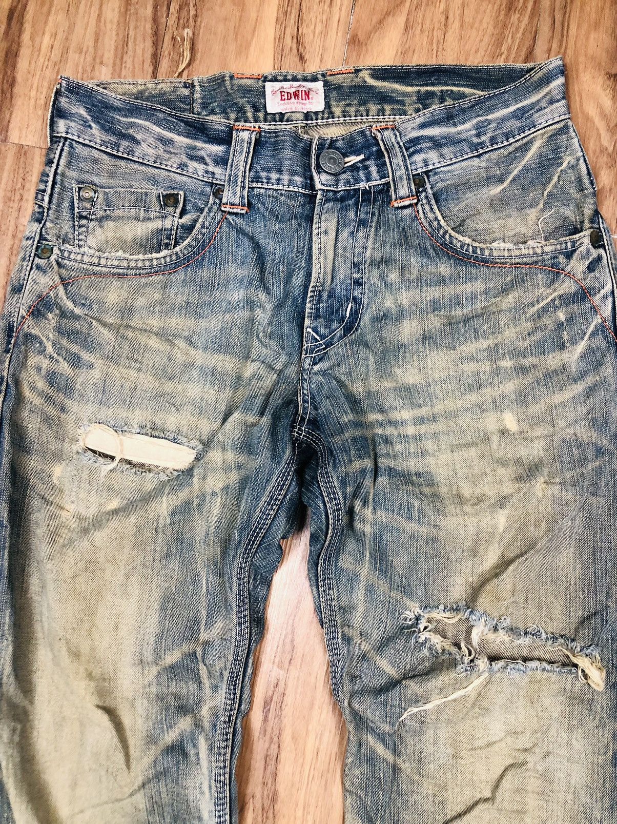 Edwin Edwin Distressed Jeans (21) Size US 30 / EU 46 - 3 Thumbnail