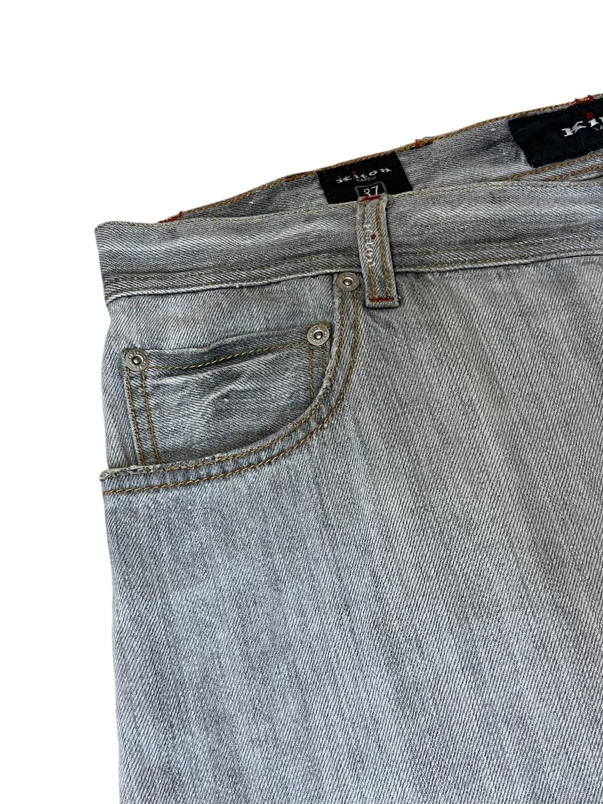 Kiton SICK🔥KITON NAPOLI GREY SELVEDGE JEANS. Size US 36 / EU 52 - 6 Thumbnail