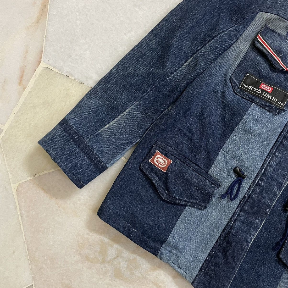 Japanese Brand Vintage Custom Reconstructed Denim Jacket Ecko Unltd Size US S / EU 44-46 / 1 - 2 Thumbnail