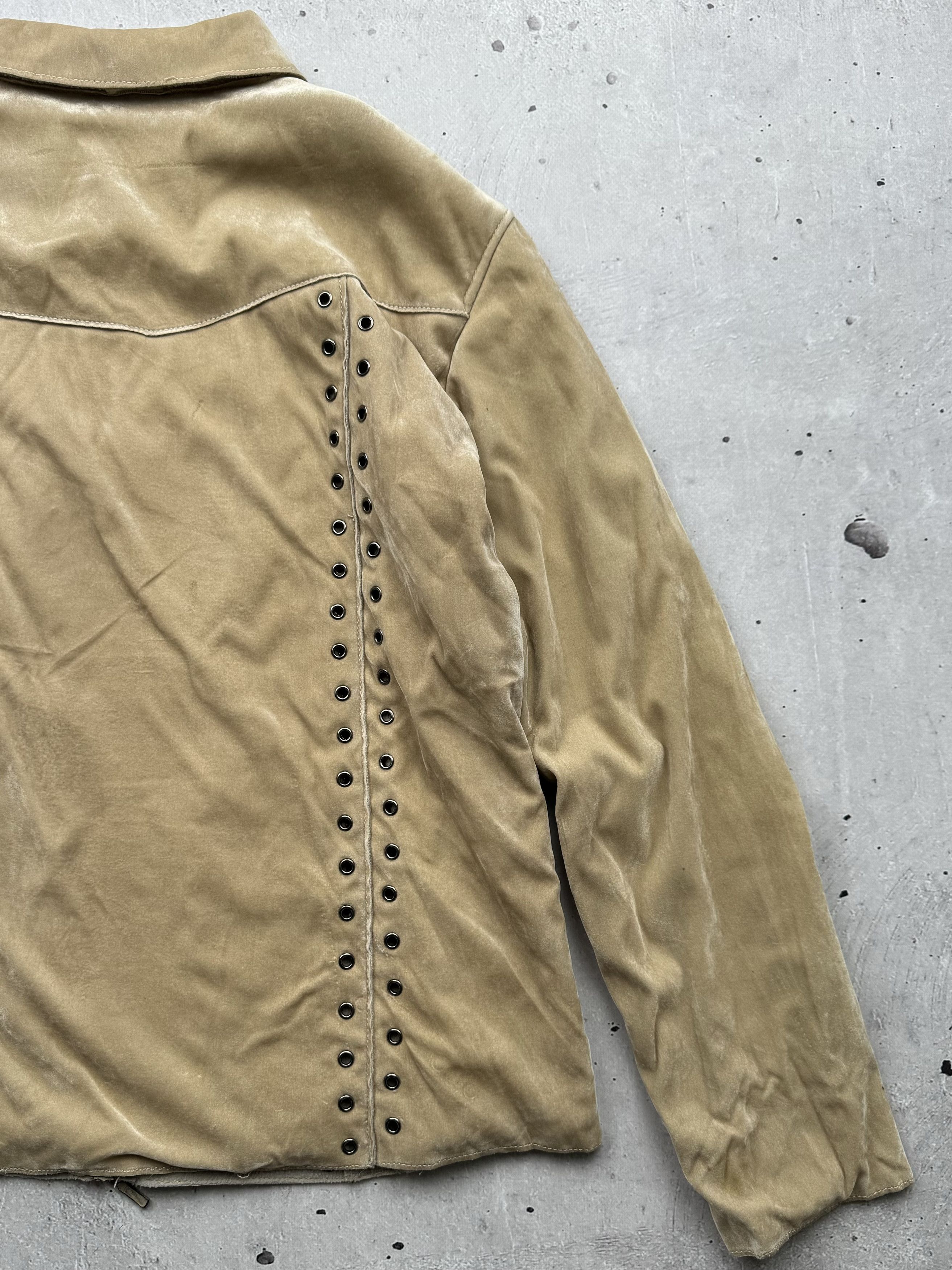 Japanese Brand × Vintage Vintage Velour Japanese Jacket Size L / US 10 / IT 46 - 7 Thumbnail
