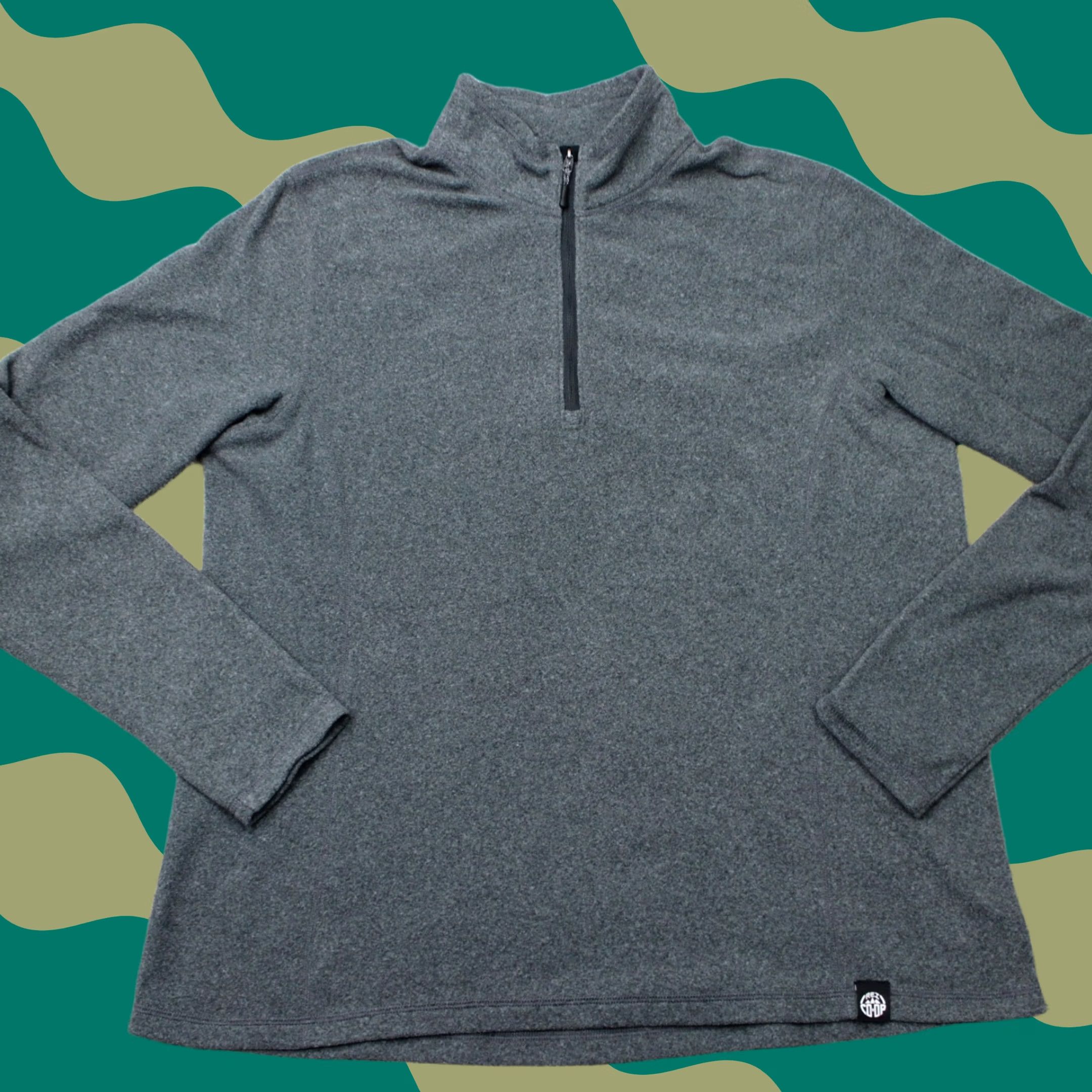 Vintage REI Co-op Sweatshirt Womens XL Gray 1/4 Zip Fleece Pullover Outdoor L/S Sweater Size XL / US 12-14 / IT 48-50 - 1 Thumbnail