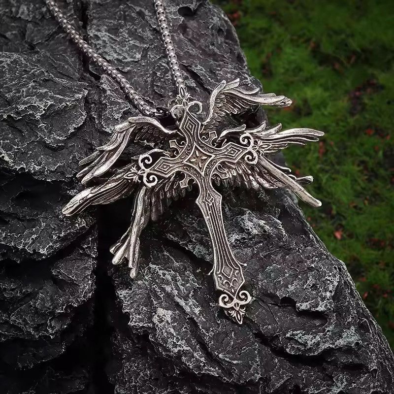 Japanese Brand GOTHIC Skeleton Cross Necklace Size ONE SIZE - 5 Thumbnail