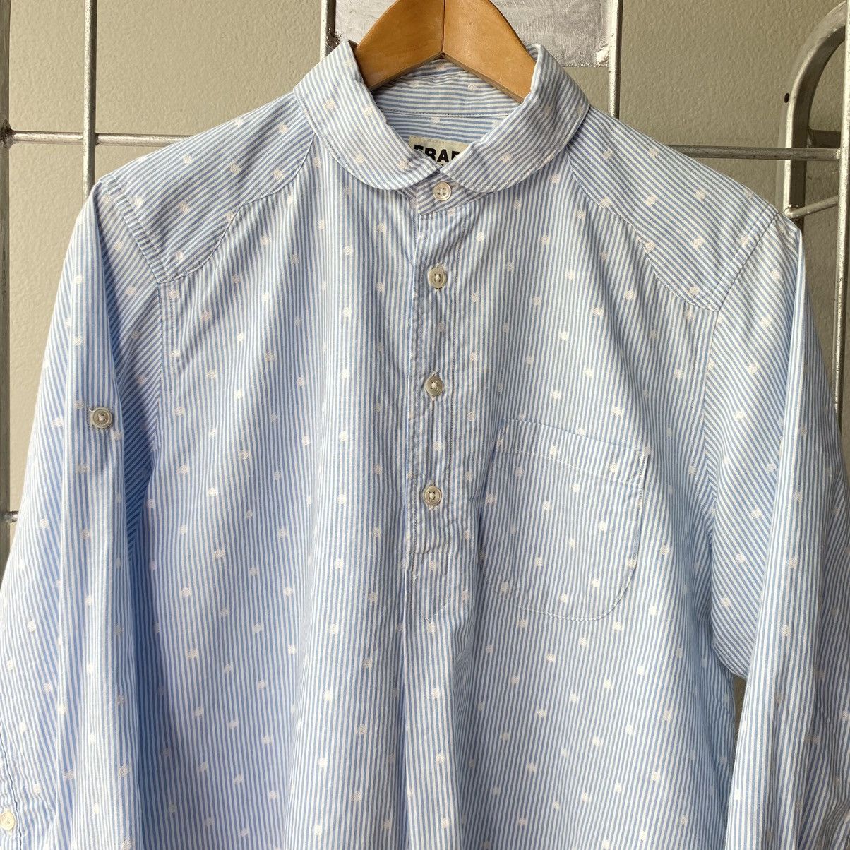 Frapbois FRAPBOIS Light Blue Stripe Polka Dot Shirt Size M / US 6-8 / IT 42-44 - 3 Thumbnail
