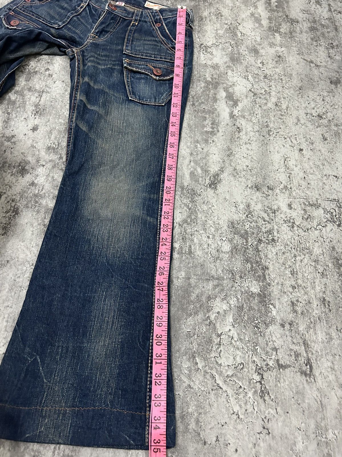 If Six Was Nine × Japanese Brand × Tornado Mart Vintage Brapers Front Pocket Flare Jeans Size US 29 - 20 Thumbnail