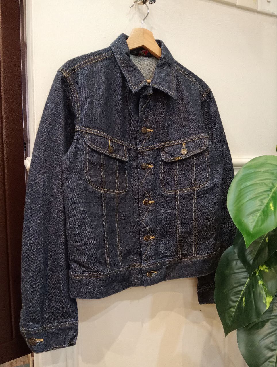 LEE RIDERS UNION MADE SANFORIZED BLUE DENIM JACKET - SIZE 40