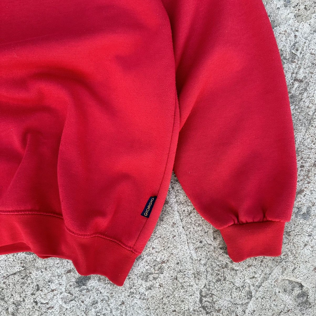 Designer × Vintage Vintage Giorgio Classic Sweatshirt Big Logo Style USA Fitted Size US L / EU 52-54 / 3 - 3 Thumbnail