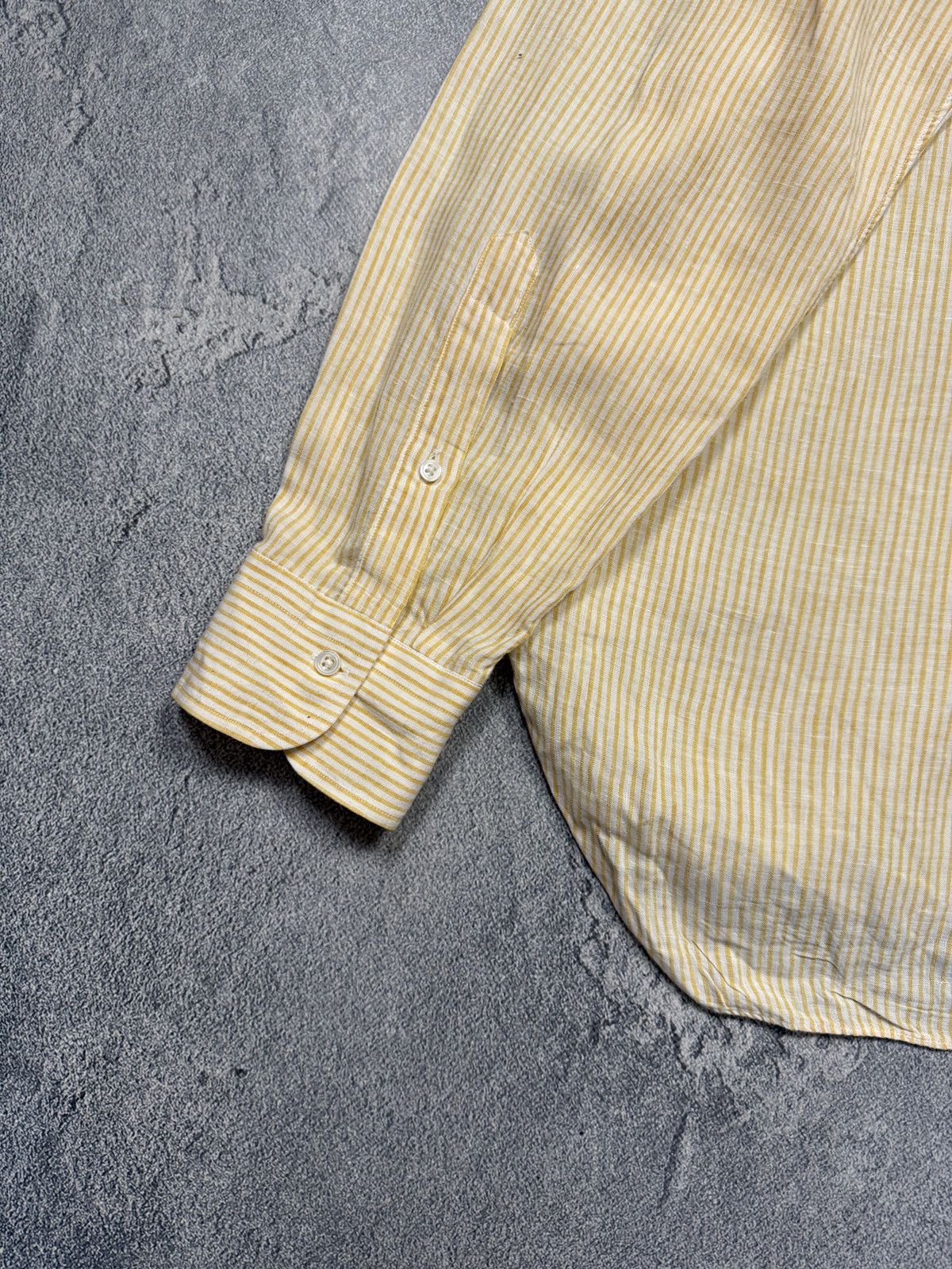 Ermenegildo Zegna Ermenegildo Zegna Linen Shirt 00s Size US XL / EU 56 / 4 - 6 Thumbnail