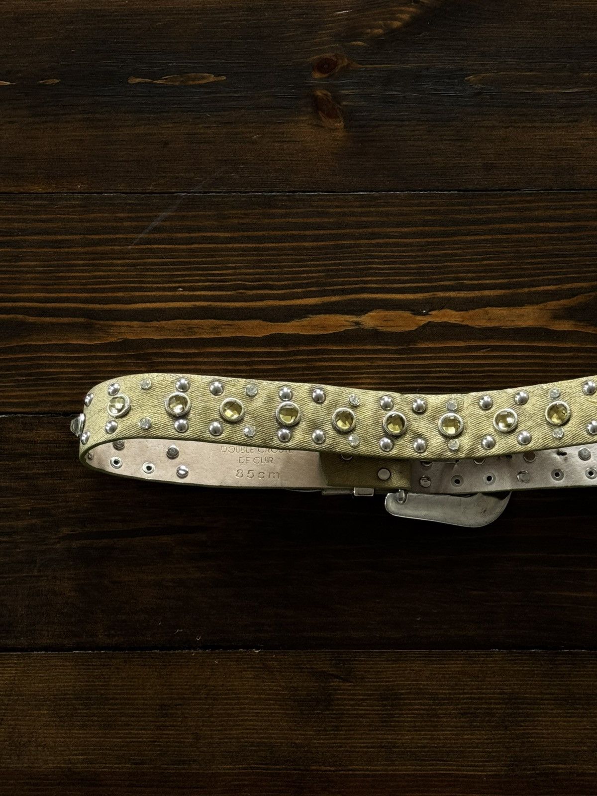 Vintage Belts Y2K Bb.Simon Style Punk Cotton belt Japanese