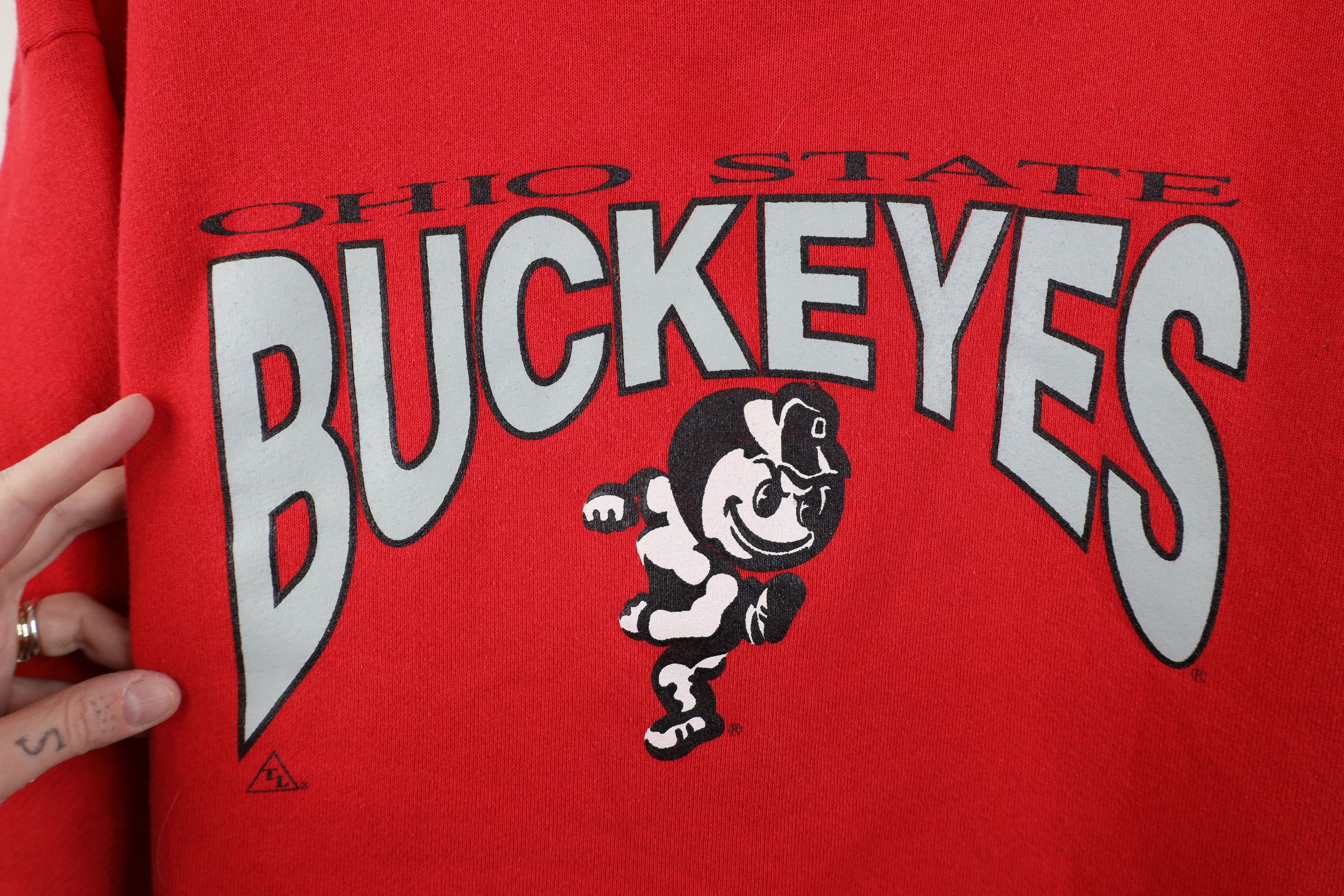 Vintage Vintage 90s Ohio State University Crewneck Sweatshirt USA Size US L / EU 52-54 / 3 - 4 Thumbnail