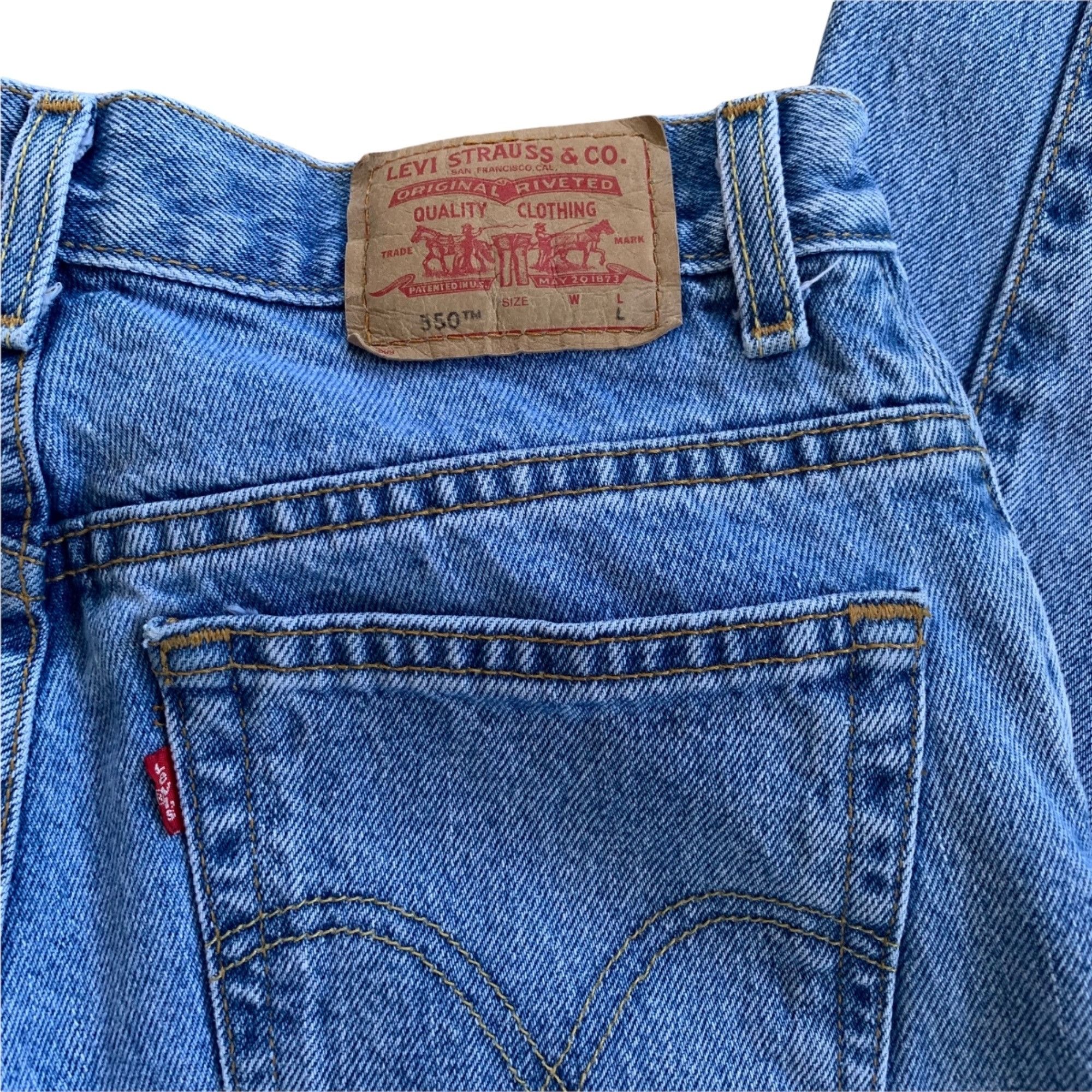 Levi's Vintage Levi's Classic Relaxed 550 Light Wash High Rise Deni Size 30" / US 8 / IT 44 - 6 Thumbnail