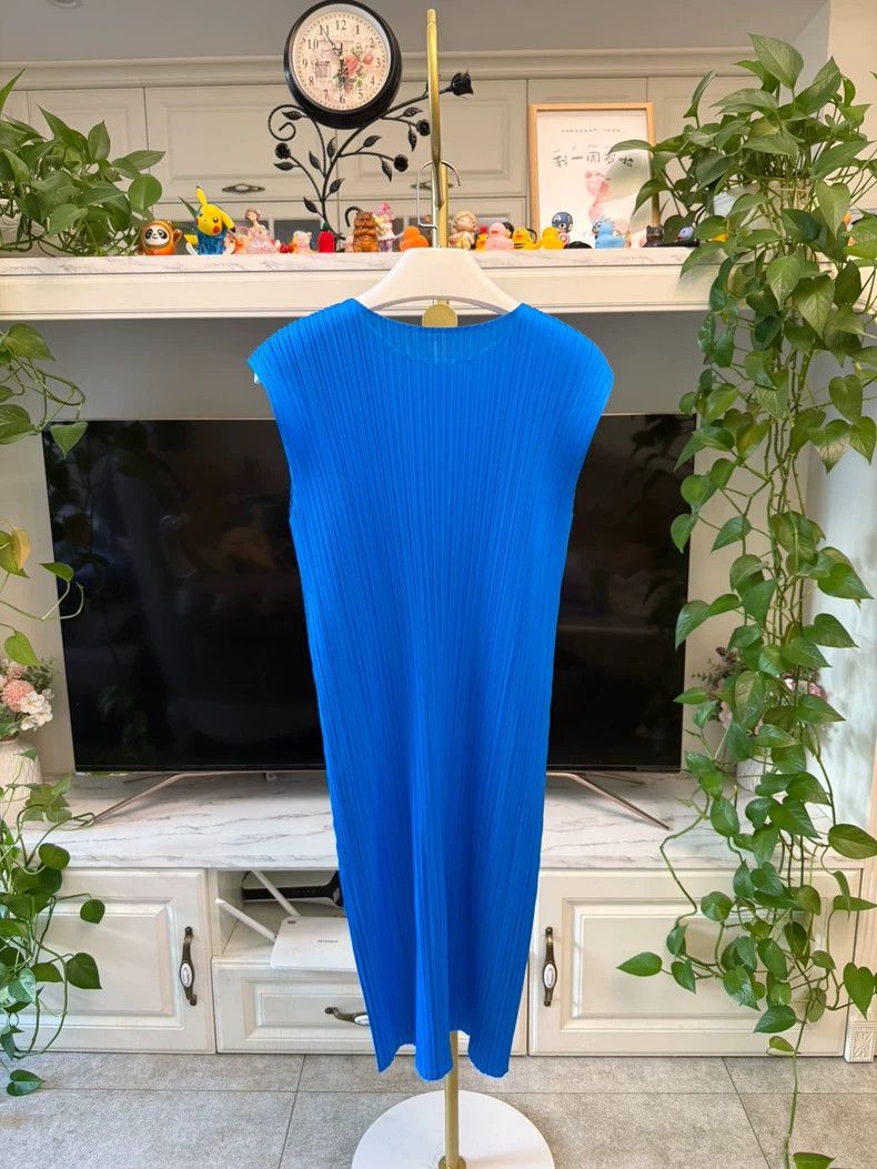Issey Miyake Issey Miyake size:3 Blue dress Size M / US 6-8 / IT 42-44 - 5 Thumbnail