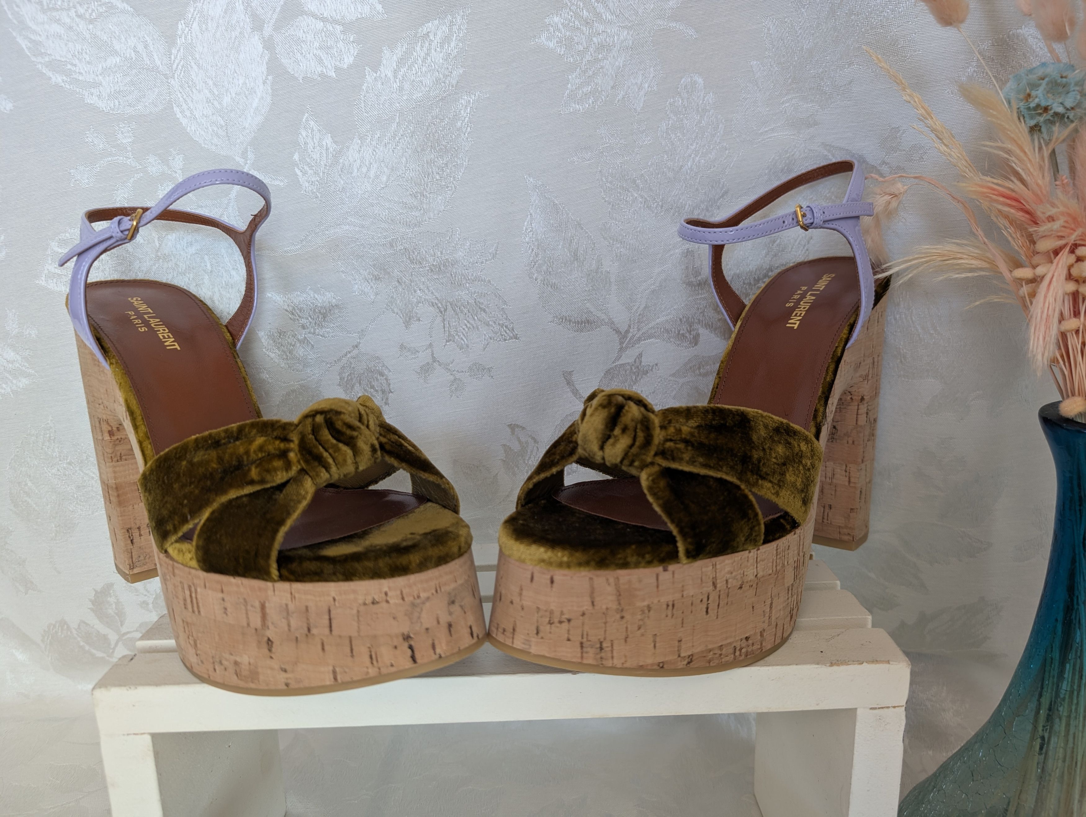 Saint Laurent Paris Saint Laurent Bianca St. Heaven Knot Platform Sandal NEW Size US 11 / IT 41 - 6 Thumbnail