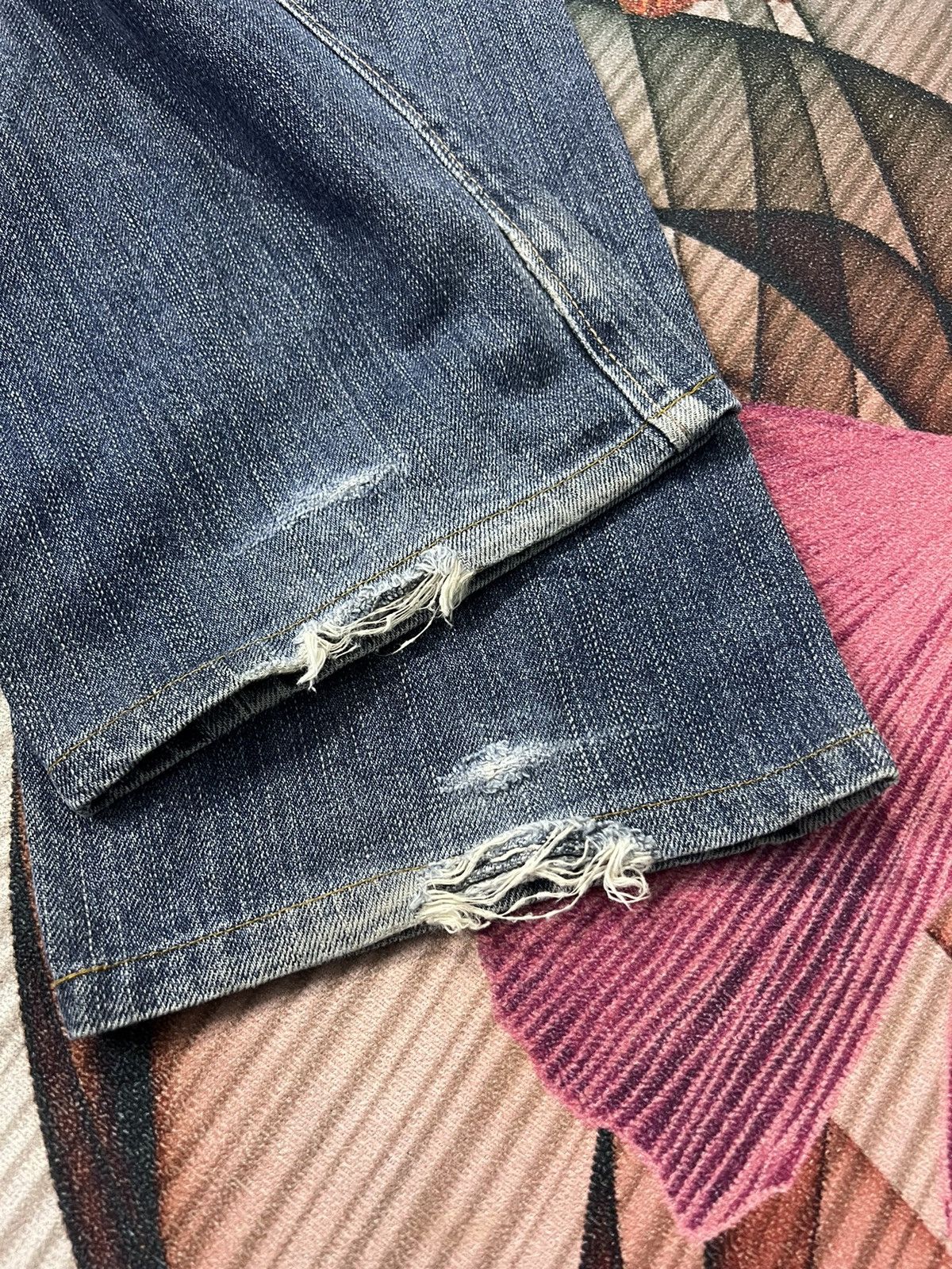 Edwin 💥RARE EDWIN 505zx SELVEDGE WITH ORENTAG Size US 31 - 6 Thumbnail