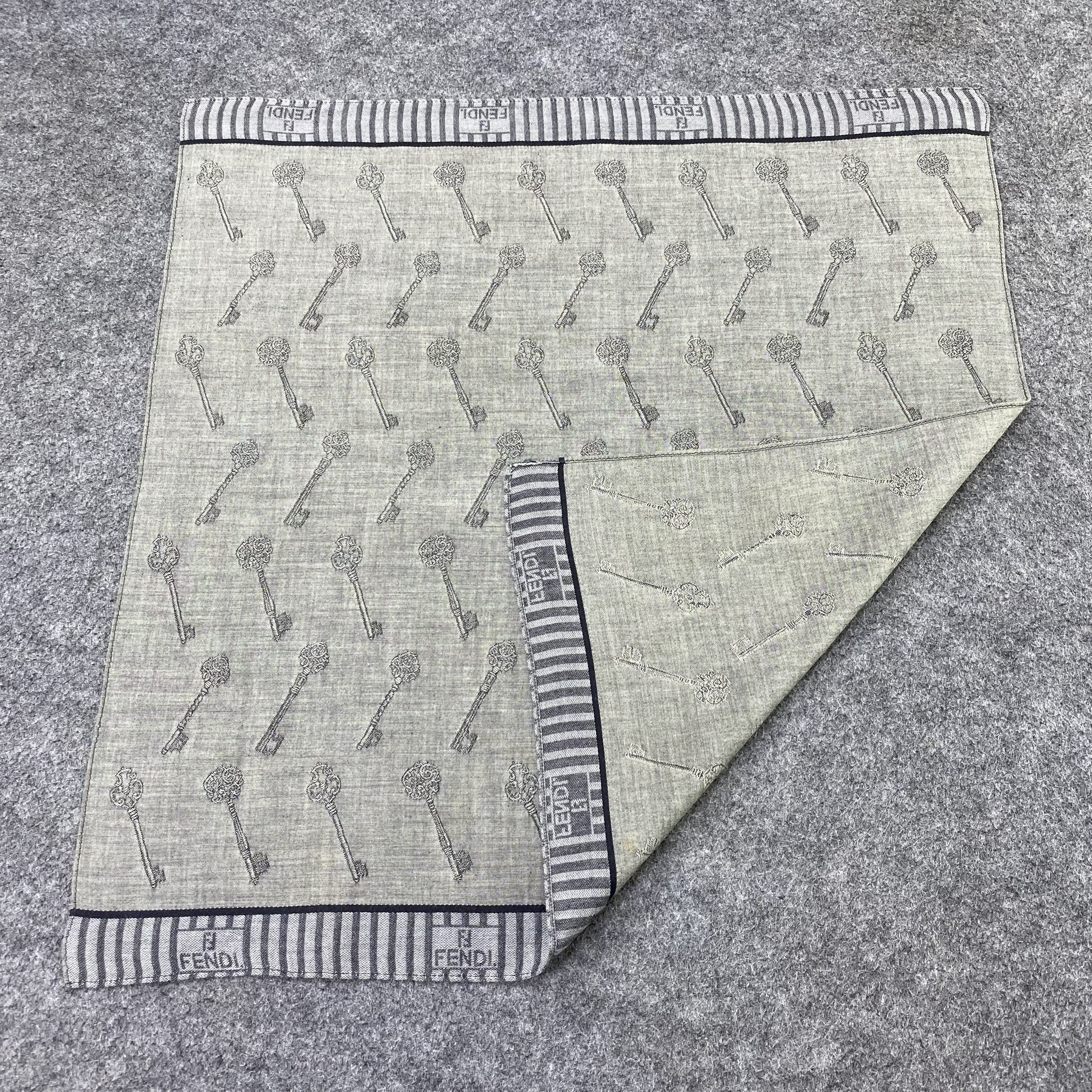 Fendi Fendi Handkerchief Neckerchief Bandana-B1906 Size ONE SIZE - 5 Thumbnail