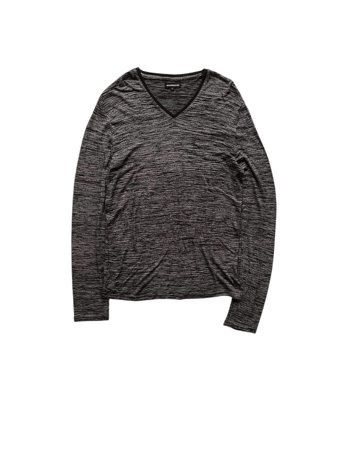 semanticdesign Semanticdesign V-neck Longsleeve tee Size US L / EU 52-54 / 3 - 1 Thumbnail