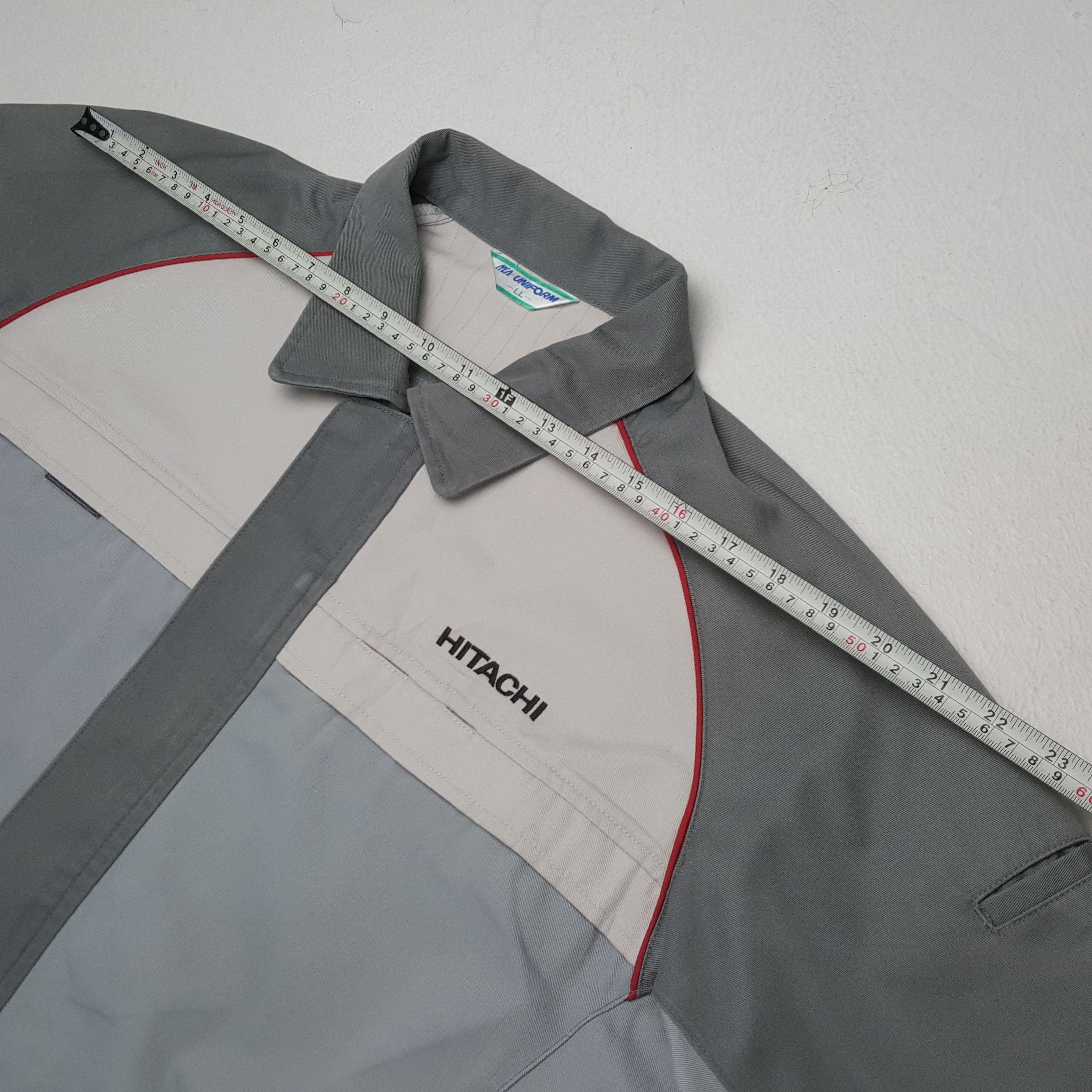 Japanese Brand × Vintage Vintage HITACHI Japanese Electronic Company Staff Jacket Size US L / EU 52-54 / 3 - 4 Thumbnail