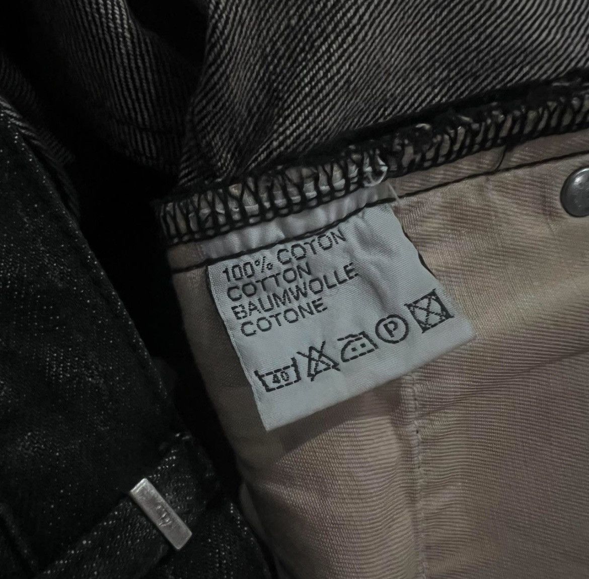Dior × Hedi Slimane Dior AW03 Hedi Slimane Luster wax Denim Size US 29 - 6 Thumbnail
