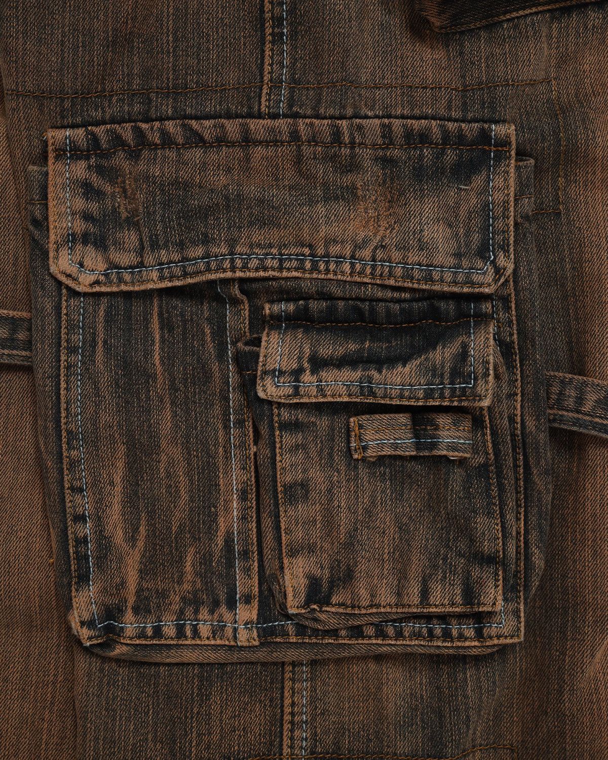 Japanese Brand × PPFM × Tornado Mart THE VOICE Mudwashed bondage Cargo Jeans Size US 30 / EU 46 - 4 Thumbnail