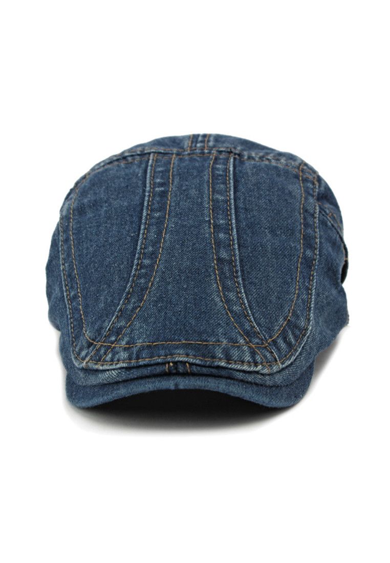 Other Blue Denim Beret Hat Size ONE SIZE - 2 Thumbnail