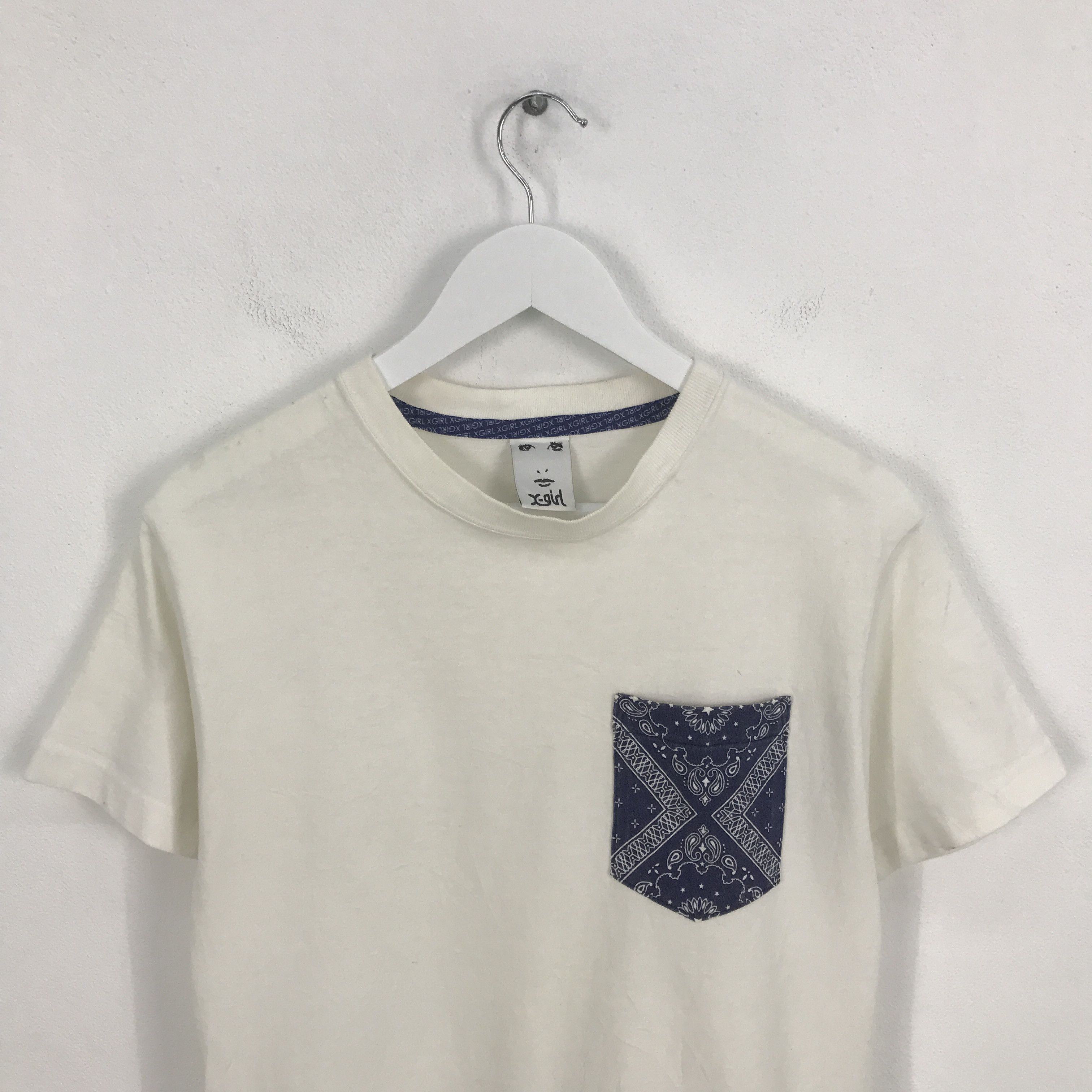 Japanese Brand × X-Girl Rare x-girl japan Single pocket t-shirt Size M / US 6-8 / IT 42-44 - 2 Thumbnail