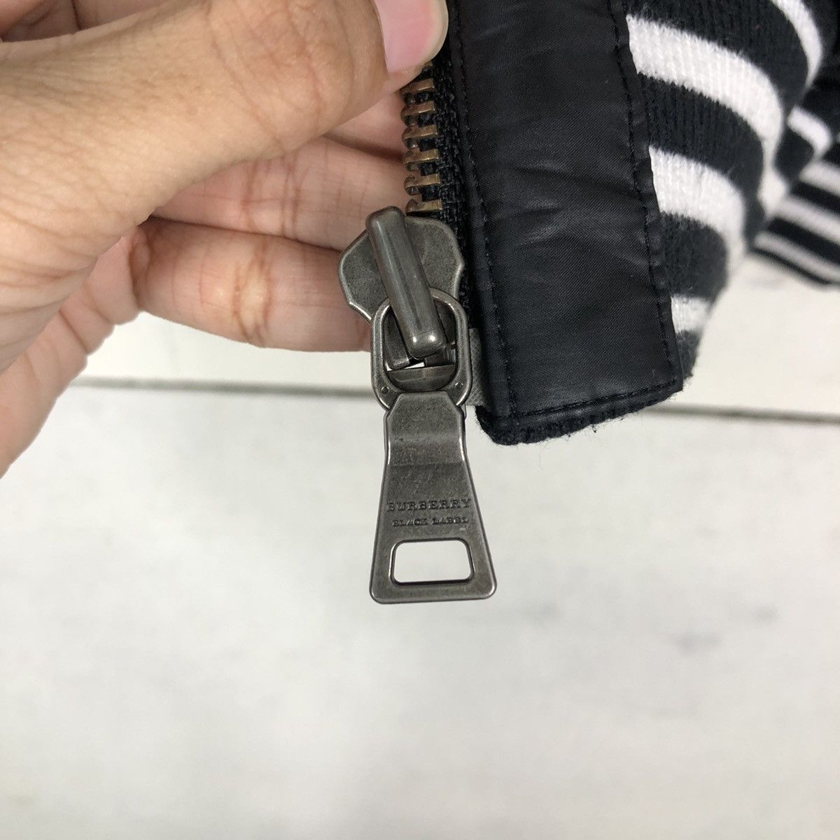 Burberry 🔥Vintage Burberry Black Label Zipper Jacket Biker Size US M / EU 48-50 / 2 - 16 Thumbnail