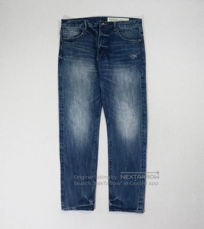Neighborhood Neighborhood size L 17aw Savage Washed Denim Jeans King of Size US 27 - 1 Thumbnail