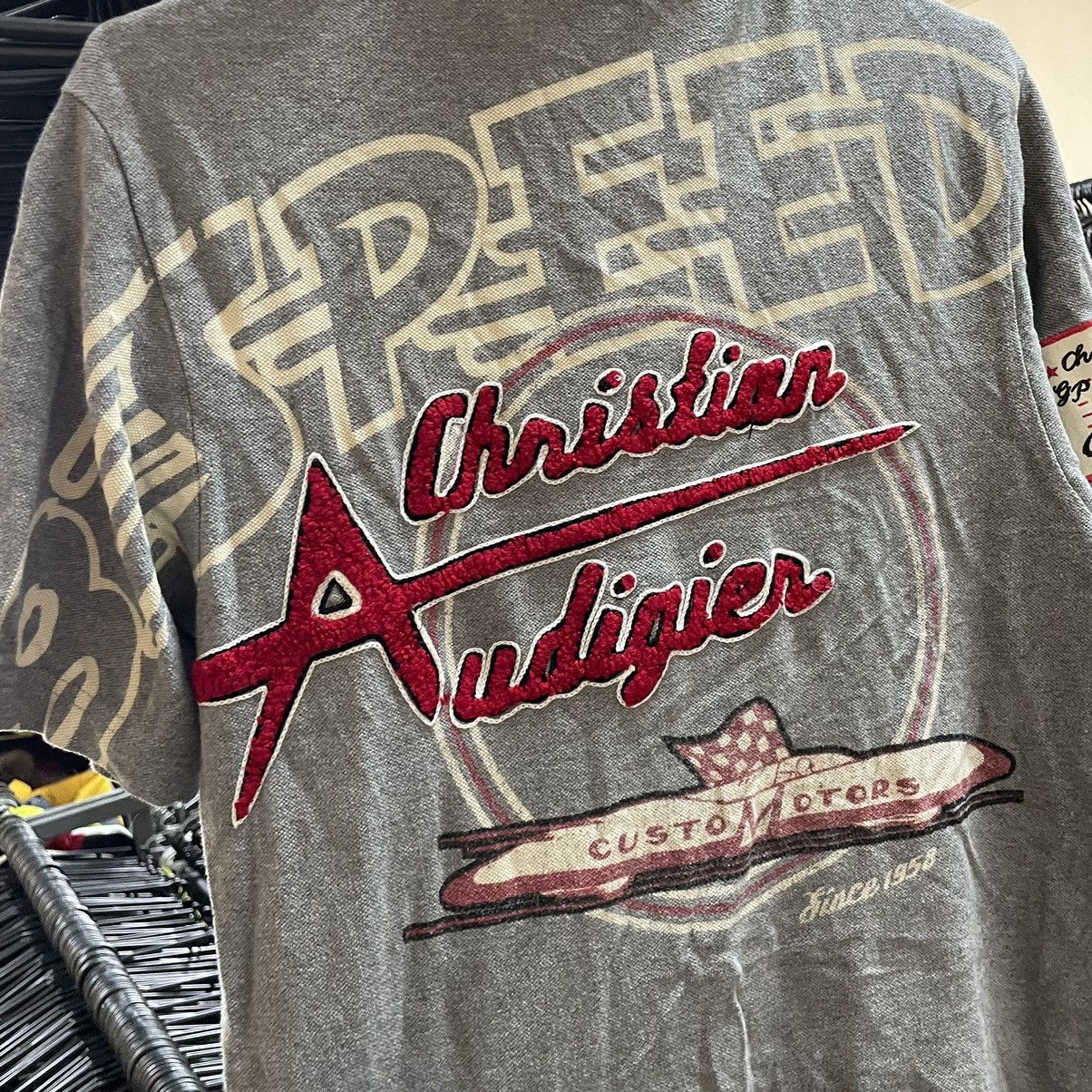 Christian Audigier × Ed Hardy × If Six Was Nine Rare❗️Christian Audigier Ed Hardy Polo Shirt Speed Paris Logo Size US M / EU 48-50 / 2 - 6 Thumbnail