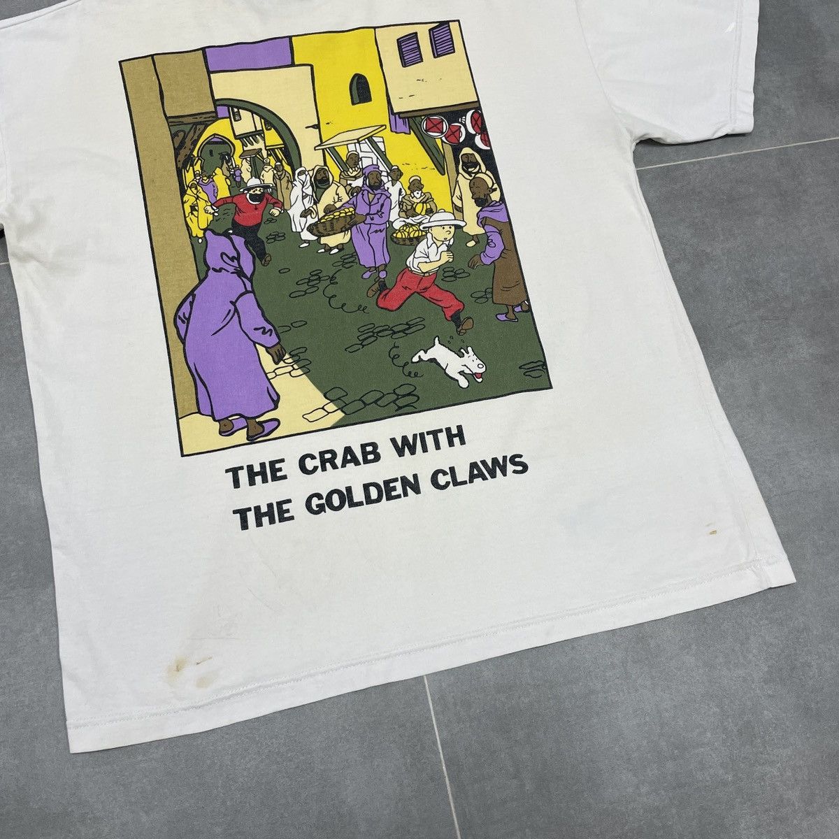 Vintage Vintage The Adventures Of Tintin T-Shirt Size M Size US M / EU 48-50 / 2 - 18 Thumbnail