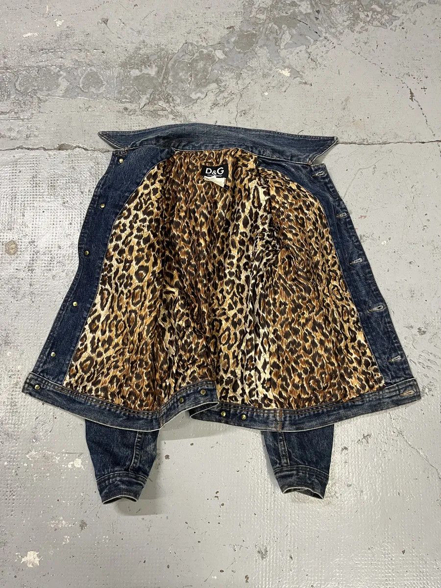 Dolce & Gabbana 2000s Dolce & Gabbana Blue Studded Denim Jacket Size S / US 4 / IT 40 - 7 Thumbnail