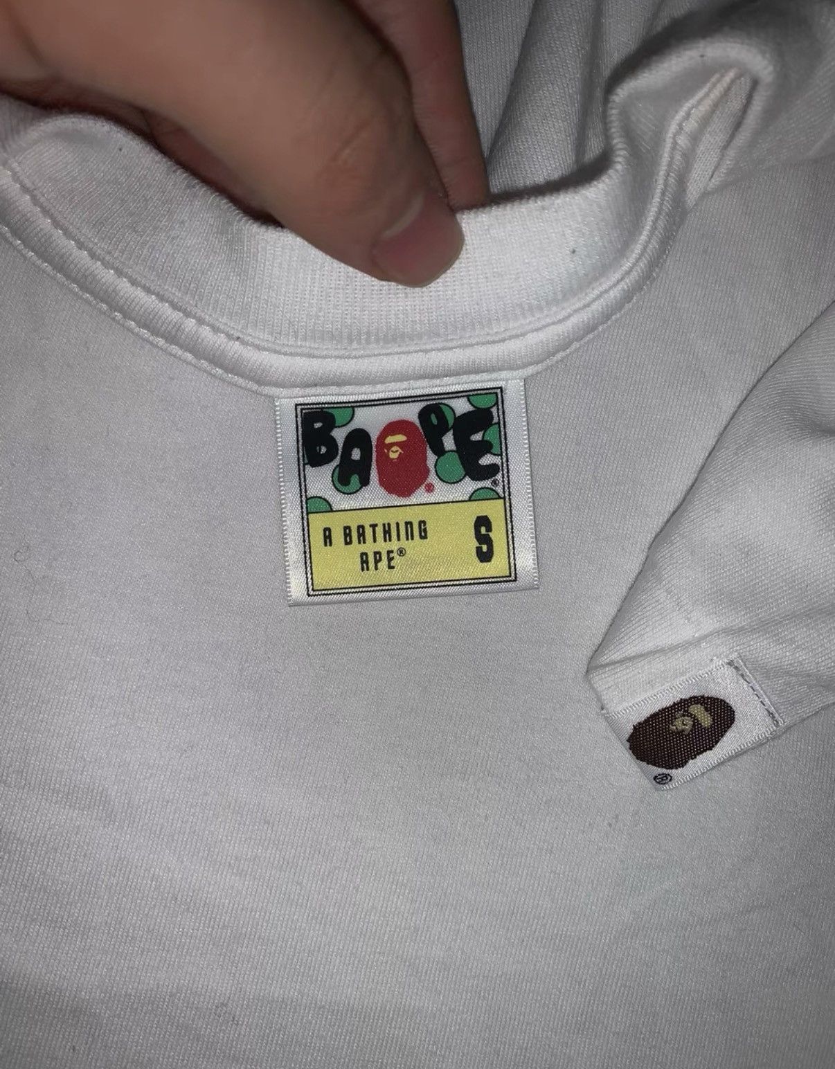 Bape BAPE OG Nigo era white short-sleeve T-shirt Size US S / EU 44-46 / 1 - 3 Thumbnail