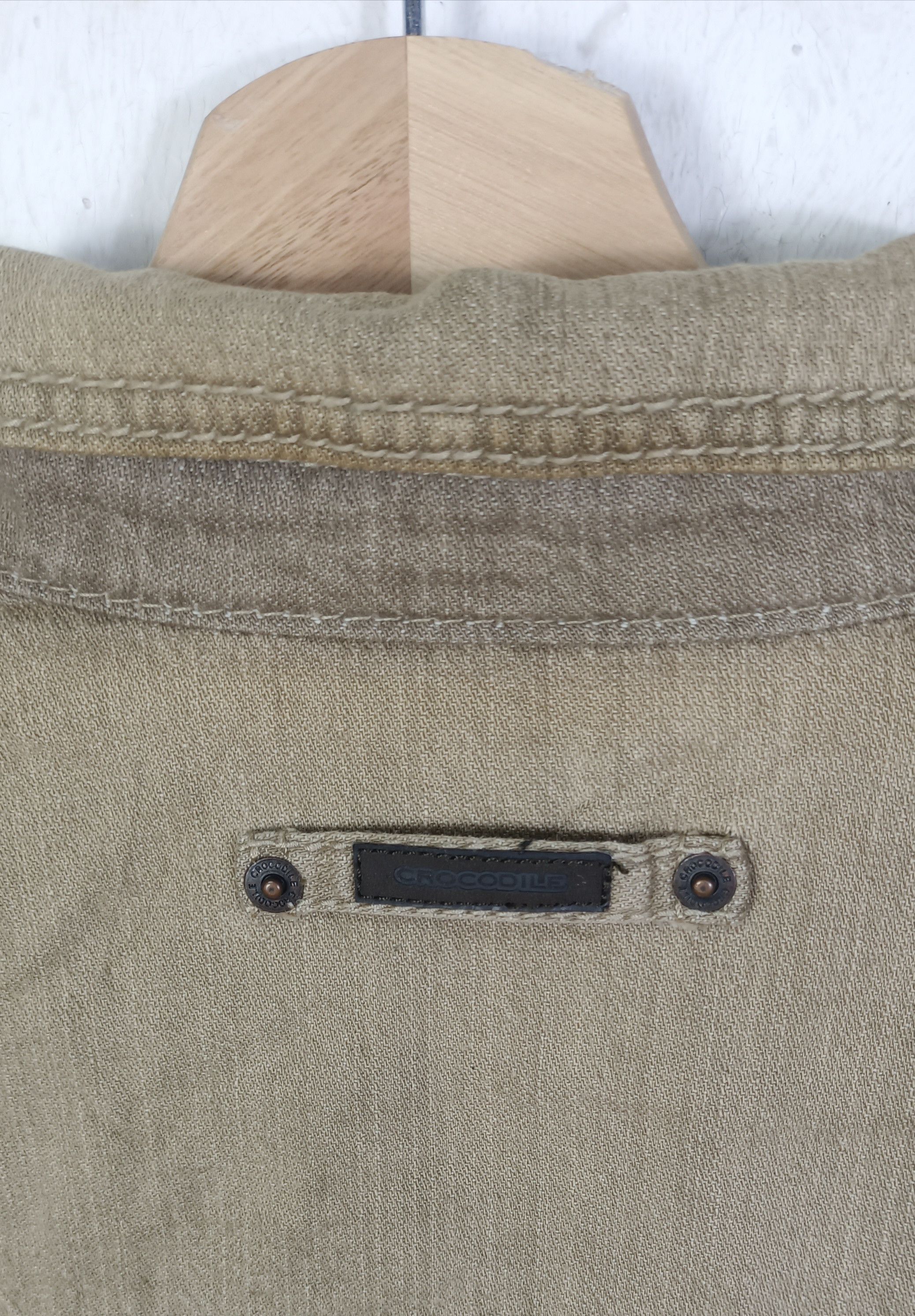 Japanese Brand Crocodile Men Denim Zipper Jacket Size US M / EU 48-50 / 2 - 6 Thumbnail