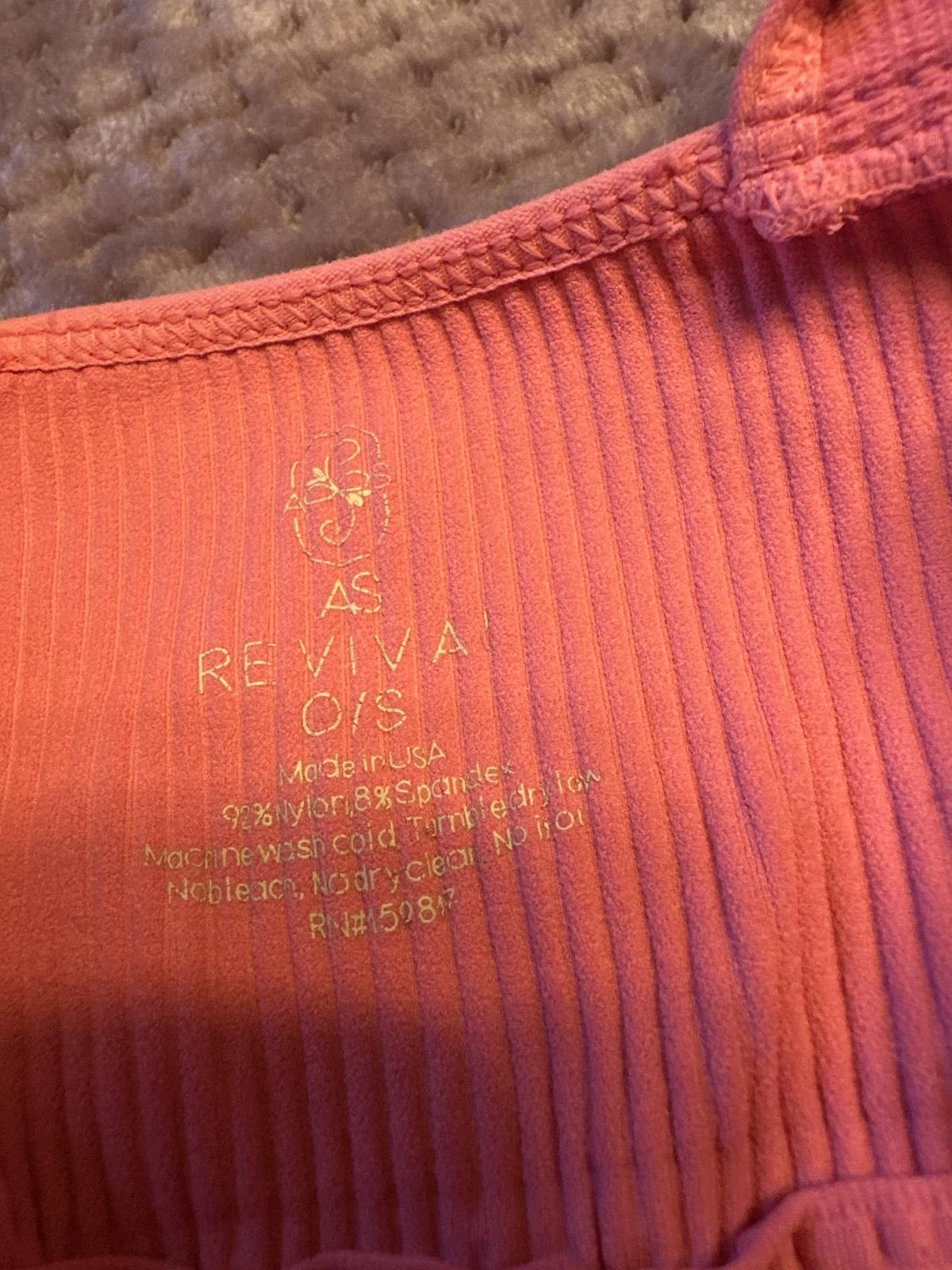 Other Vibrant Pink Ribbed Tank Top - Summer Vibes Included Size ONE SIZE - 3 Thumbnail