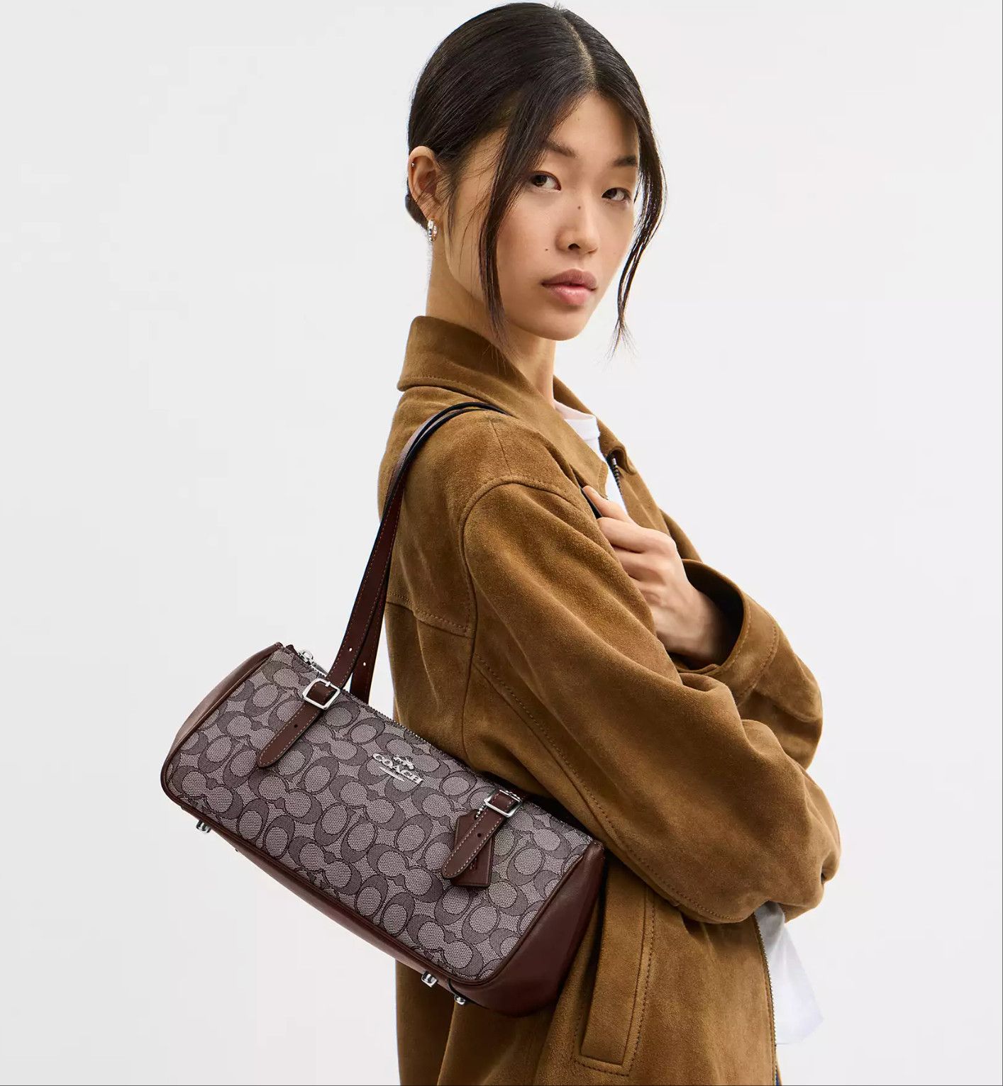 Coach Asher Shoulder Bag In Signature Jacquard CBJ03 Size ONE SIZE - 2 Thumbnail