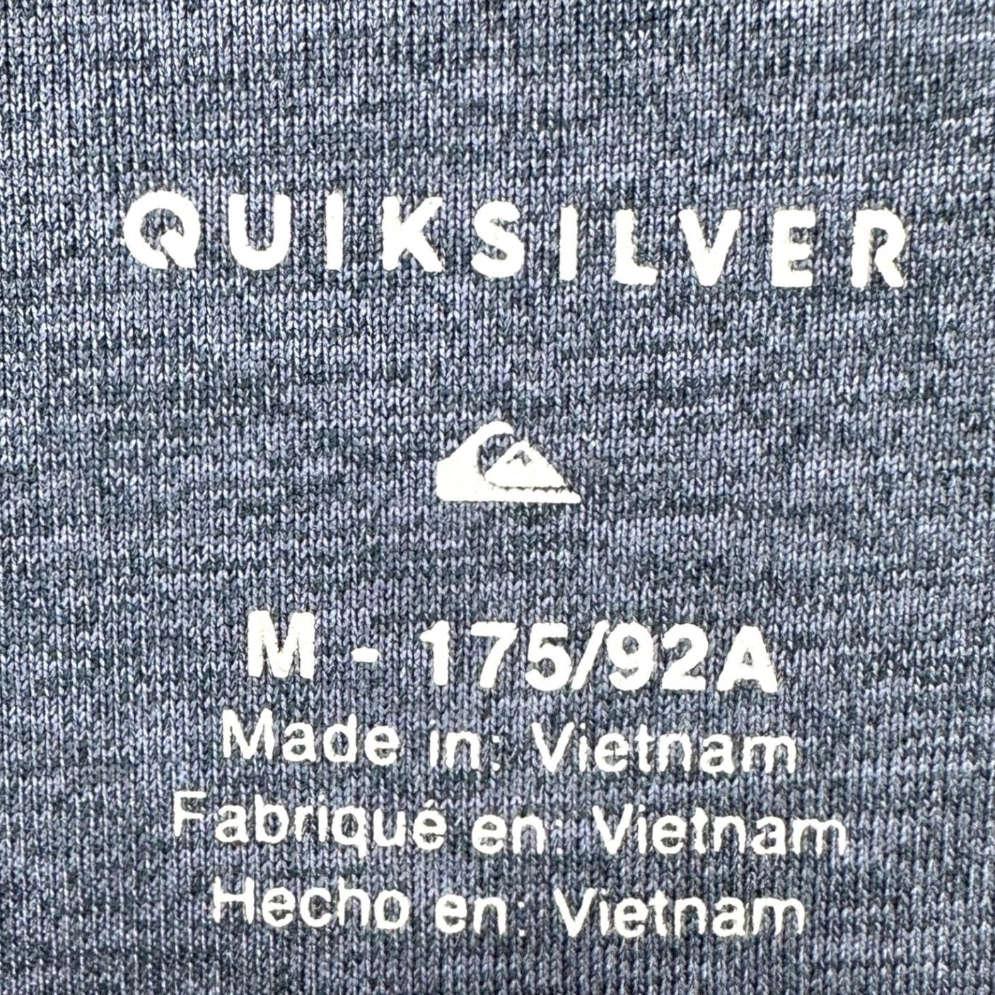 Quiksilver Quicksilver T-Shirt Mens Medium Blue Short Sleeve Gym Workout Stretch Logo Size US M / EU 48-50 / 2 - 4 Thumbnail