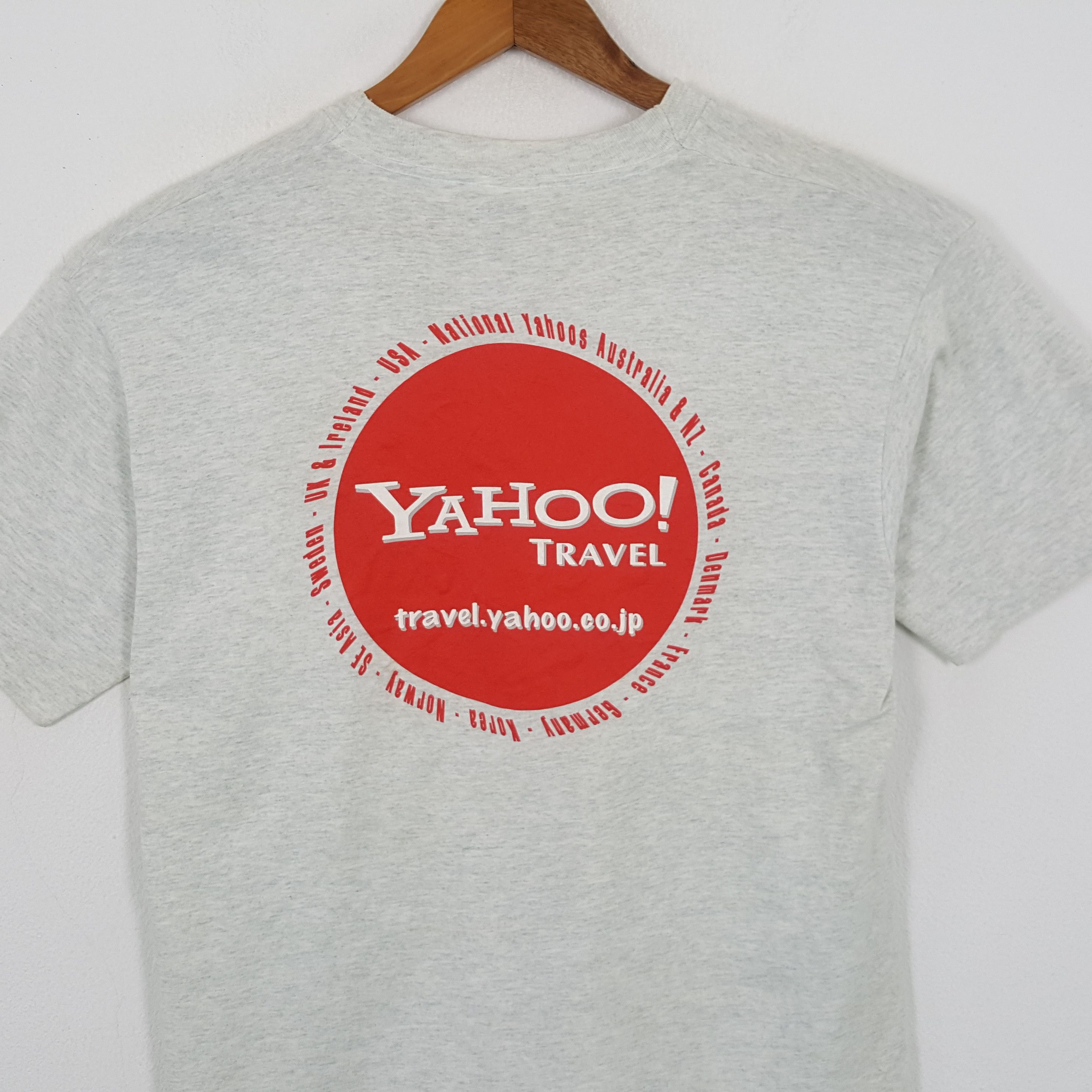 Microsoft × Vintage Vintage YAHOO TRAVEL American IT Company Promo T-Shirts Size US L / EU 52-54 / 3 - 2 Thumbnail