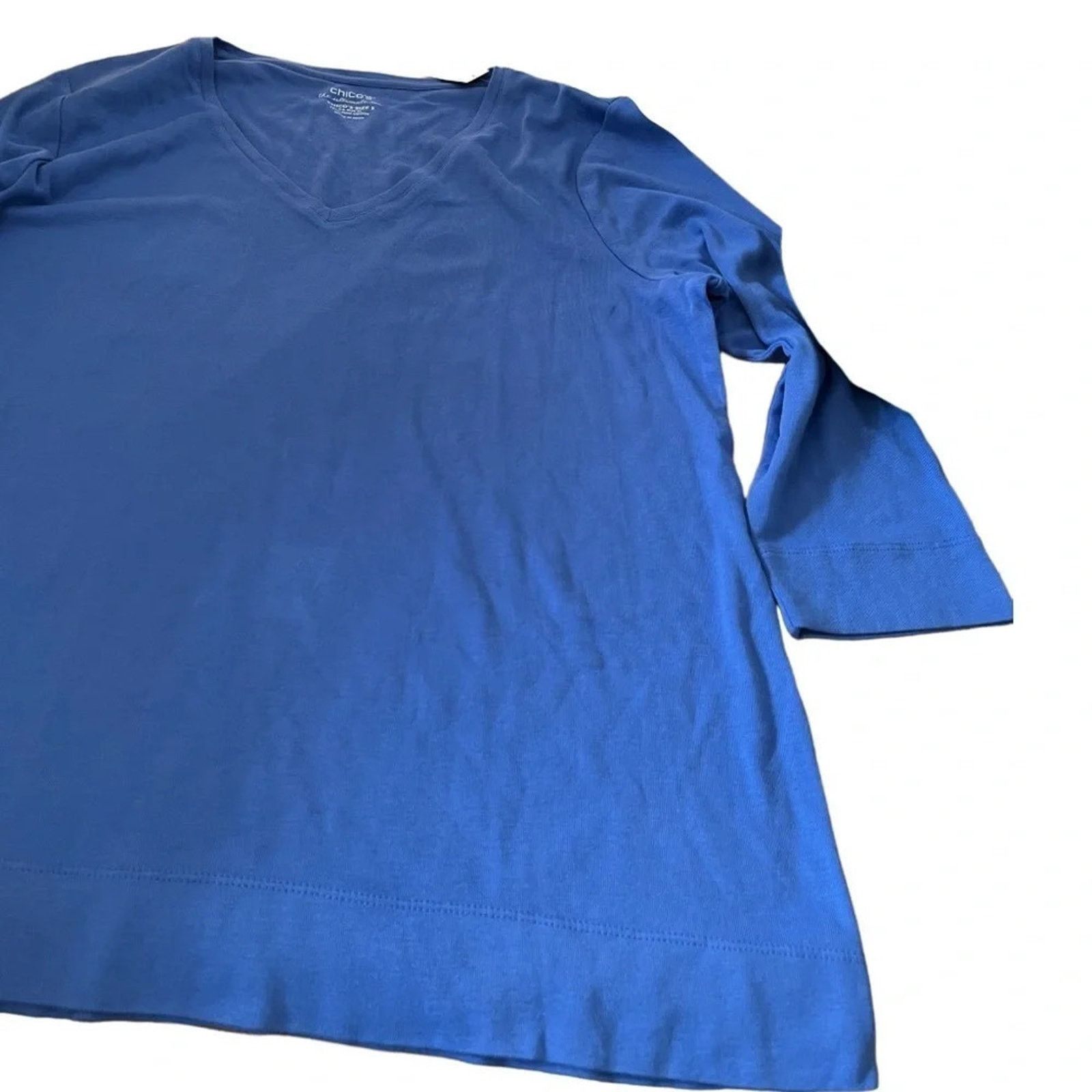 Chicos Chicos the Ultimate Tee Everyday 3/4 sleeve, size (3) XL Size XL / US 12-14 / IT 48-50 - 1 Thumbnail