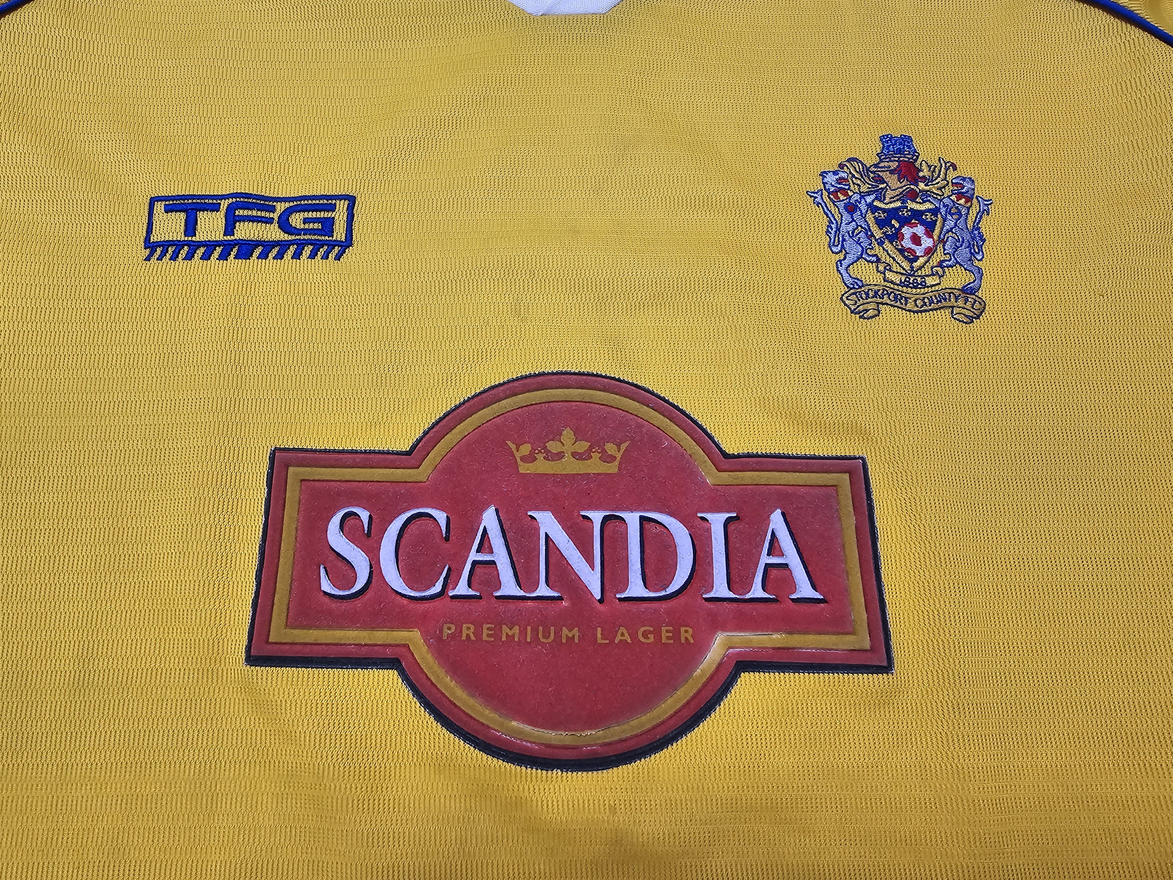 Vintage STOCKPORT COUNTY 2003 2004 AWAY FOOTBALL SHIRT SOCCER JERSEY Size US XXL / EU 58 / 5 - 3 Thumbnail